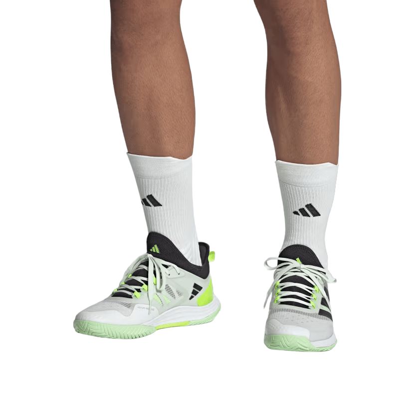 Adidas | Scarpe da Tennis Adizero Ubersonic 4.1 Uomo Cloud White/Aurora Black/Lucid Lemon - Fabbrica Ski Sises