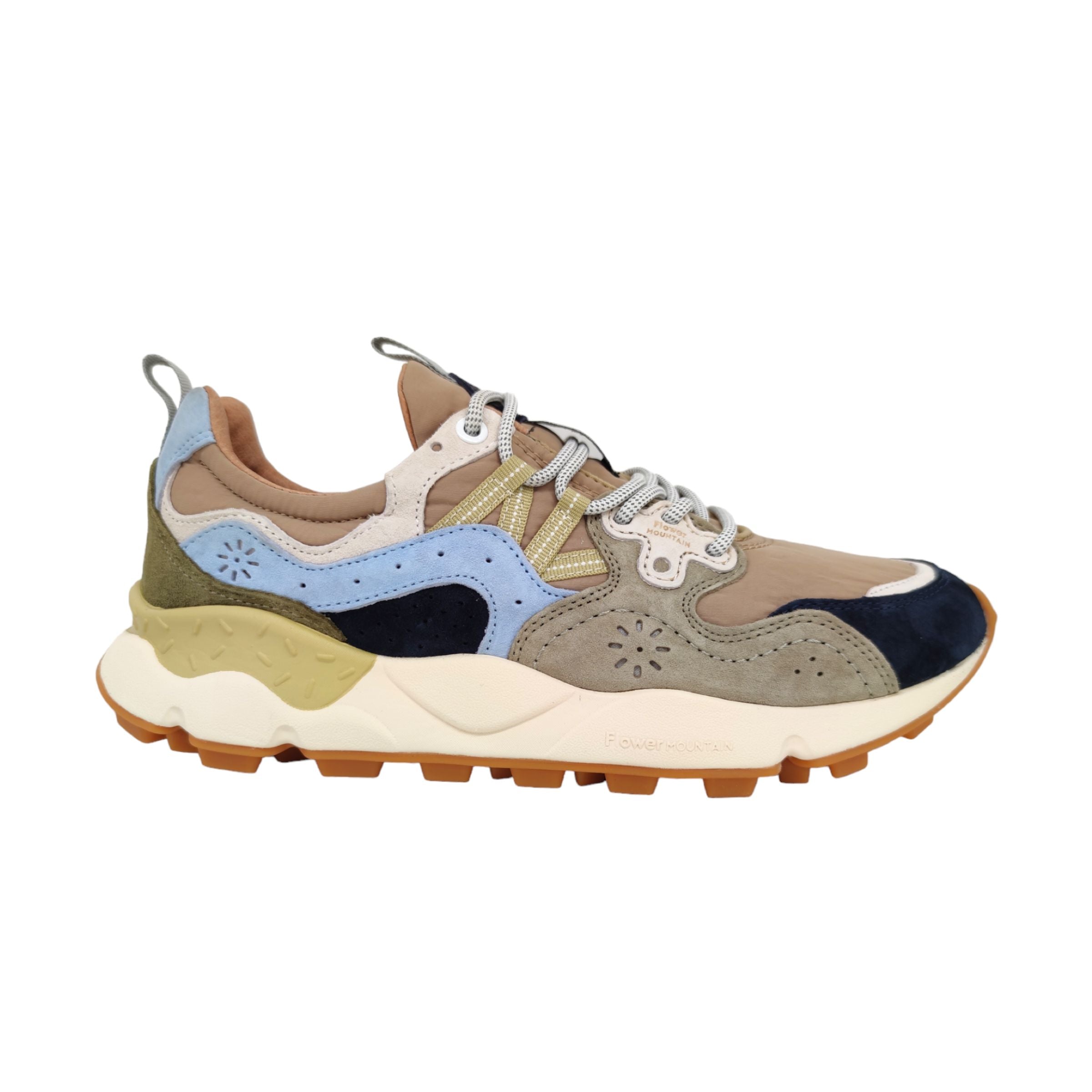 Flowermountain | Scarpe Yamano 3 Uomo Black/Brown/Army Green - Fabbrica Ski Sises
