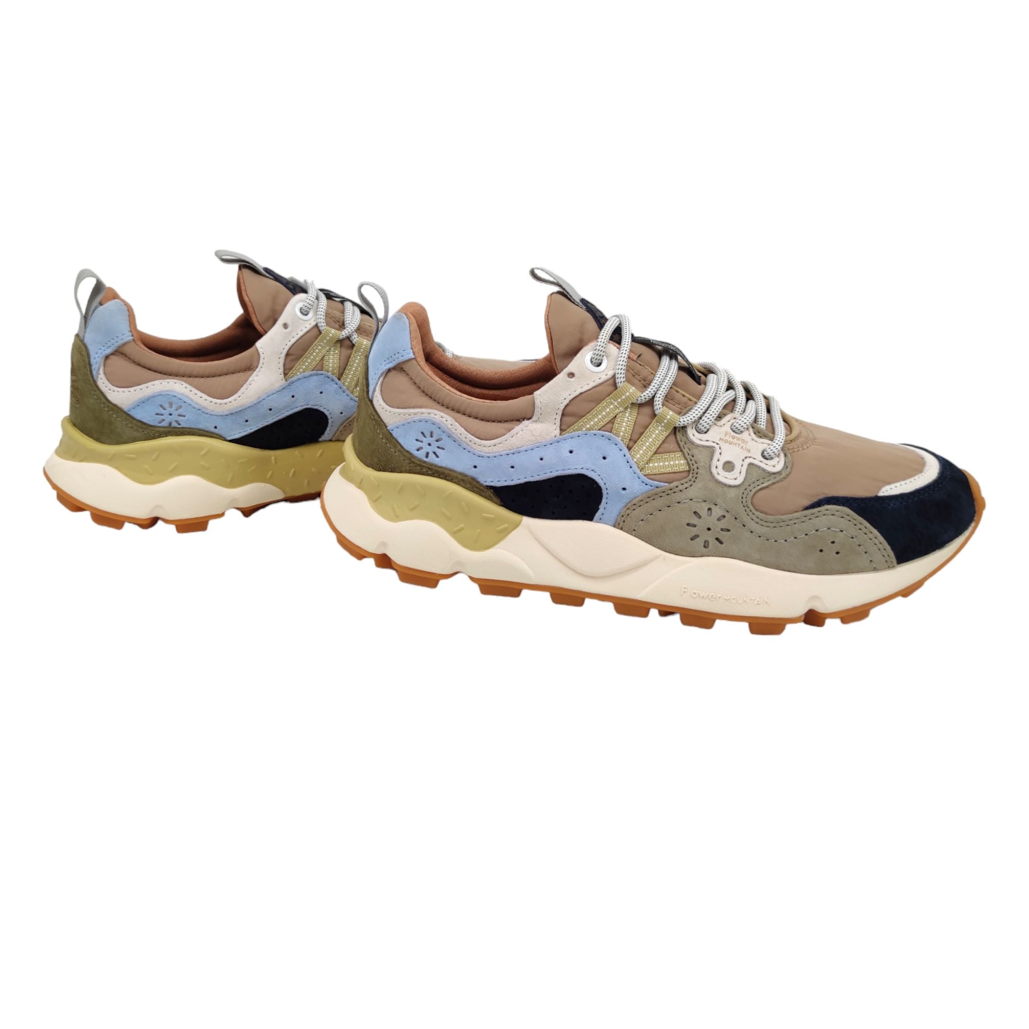 Flowermountain | Scarpe Yamano 3 Uomo Black/Brown/Army Green - Fabbrica Ski Sises