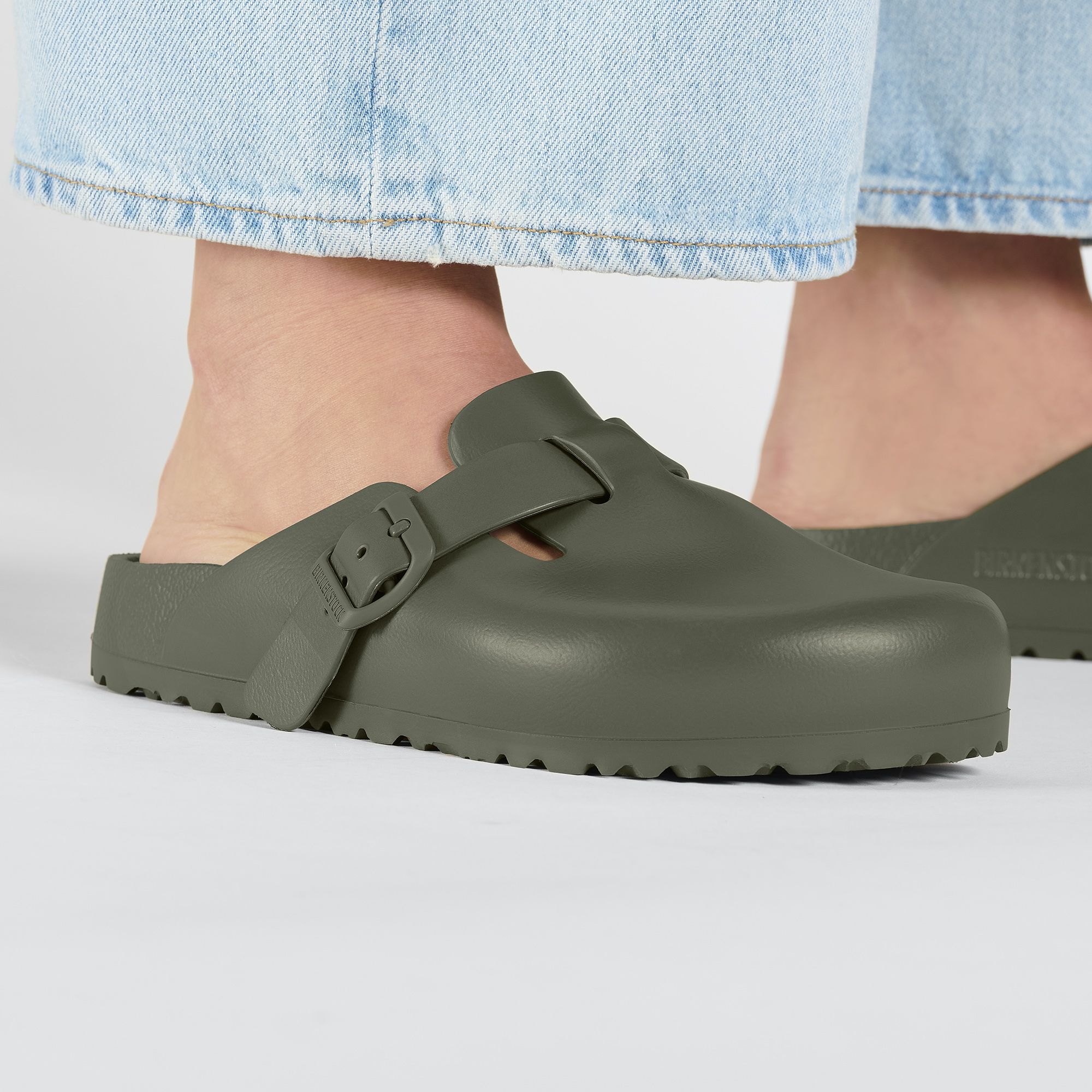 Birkenstock | Sandali Boston EVA Khaki - Fabbrica Ski Sises