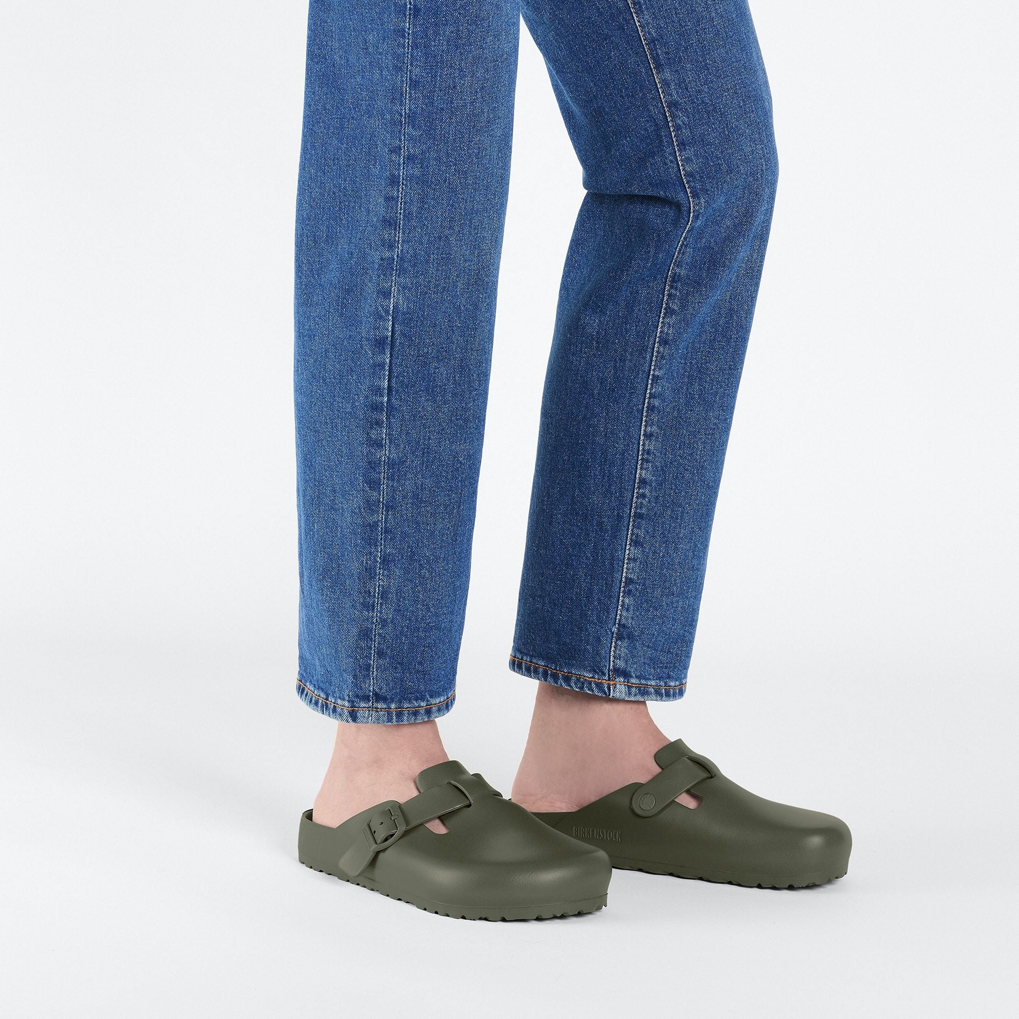 Birkenstock | Sandali Boston EVA Khaki - Fabbrica Ski Sises