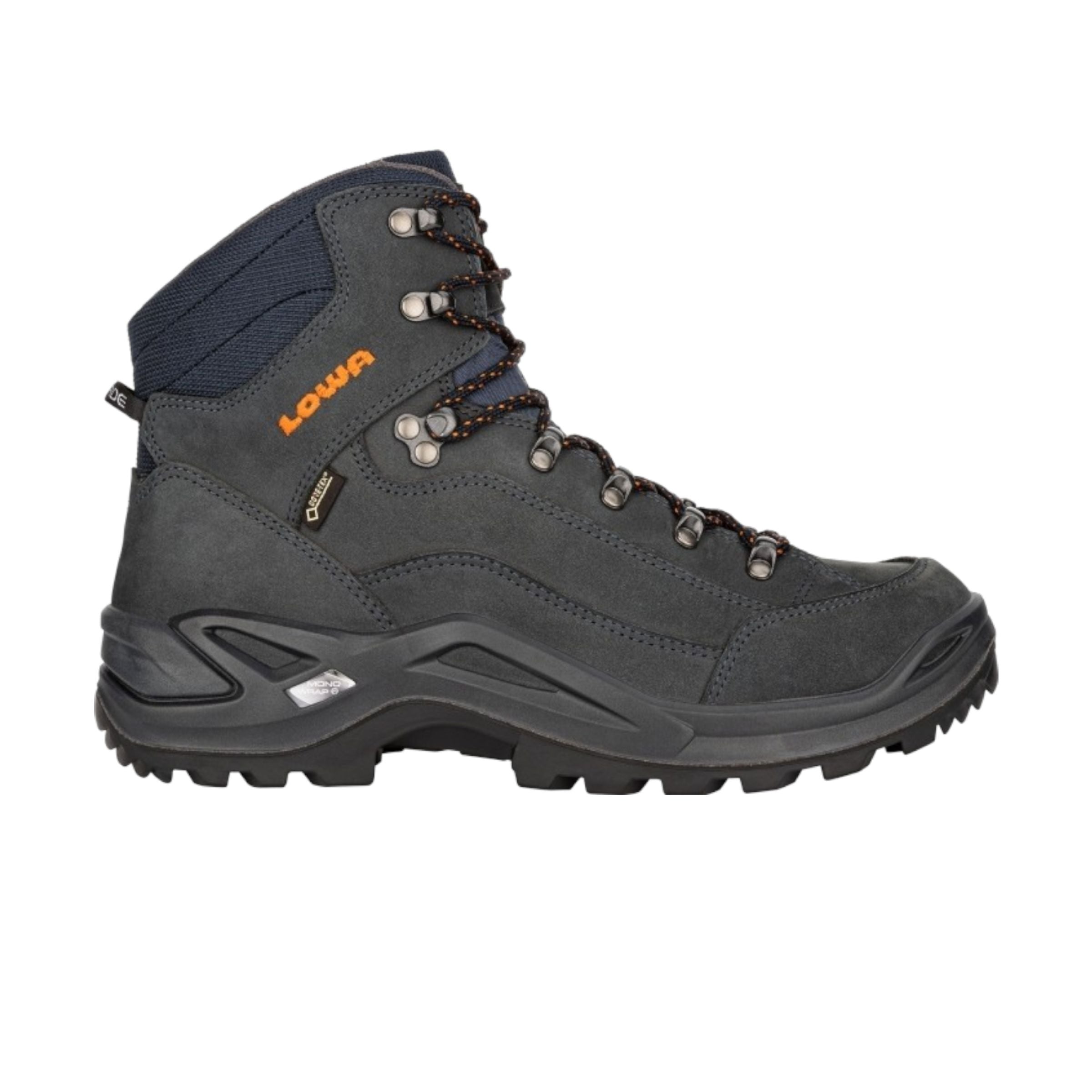 Lowa | Scarpe Renegade GTX Mid Uomo Navy/Orange - Fabbrica Ski Sises
