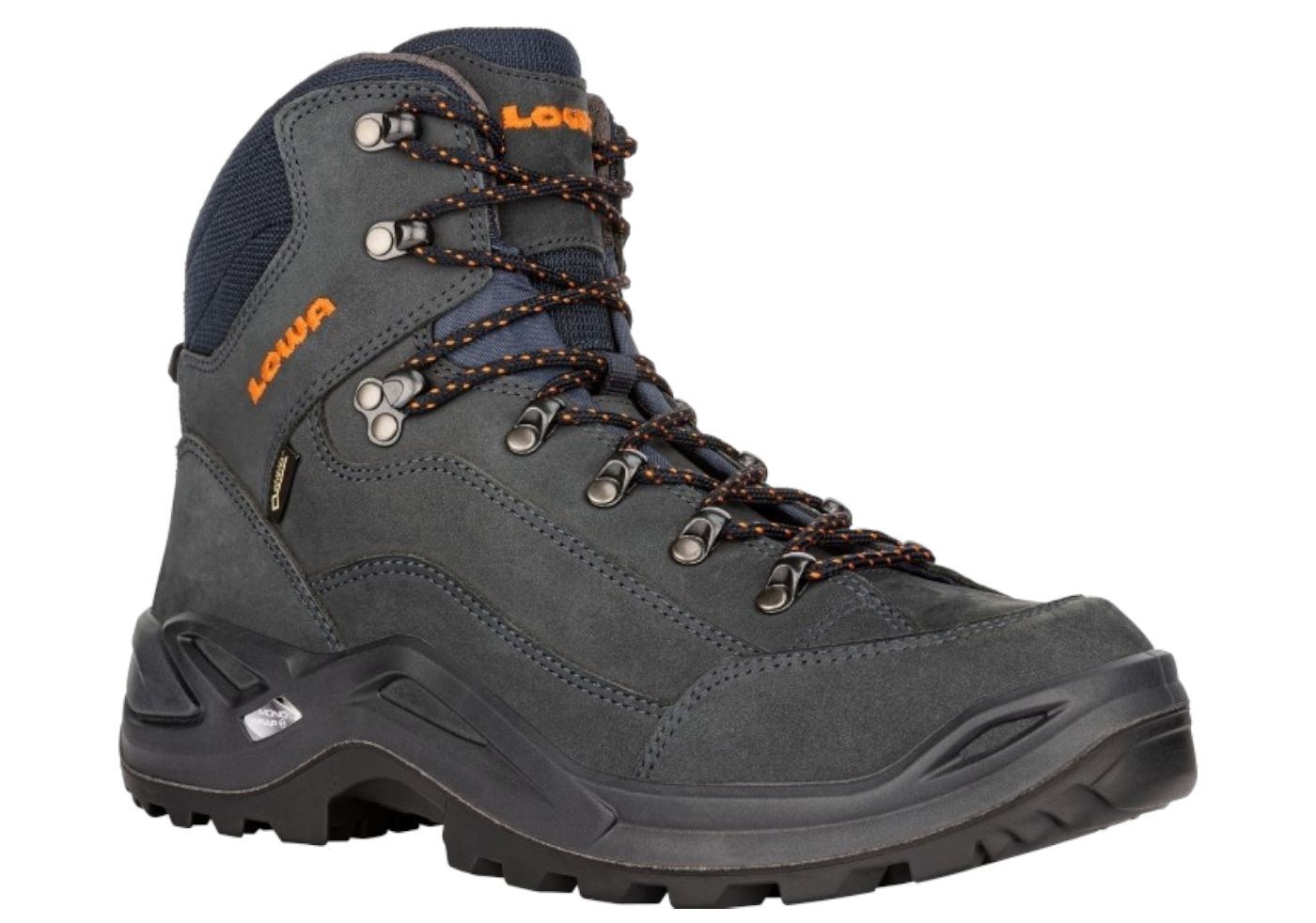 Lowa | Scarpe Renegade GTX Mid Uomo Navy/Orange - Fabbrica Ski Sises