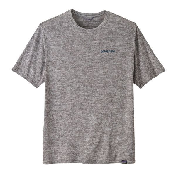 Patagonia | T-shirt Capilene Cool Daily Graphic Uomo Feather Grey - Fabbrica Ski Sises