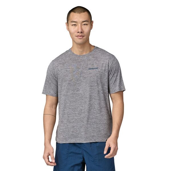 Patagonia | T-shirt Capilene Cool Daily Graphic Uomo Feather Grey - Fabbrica Ski Sises