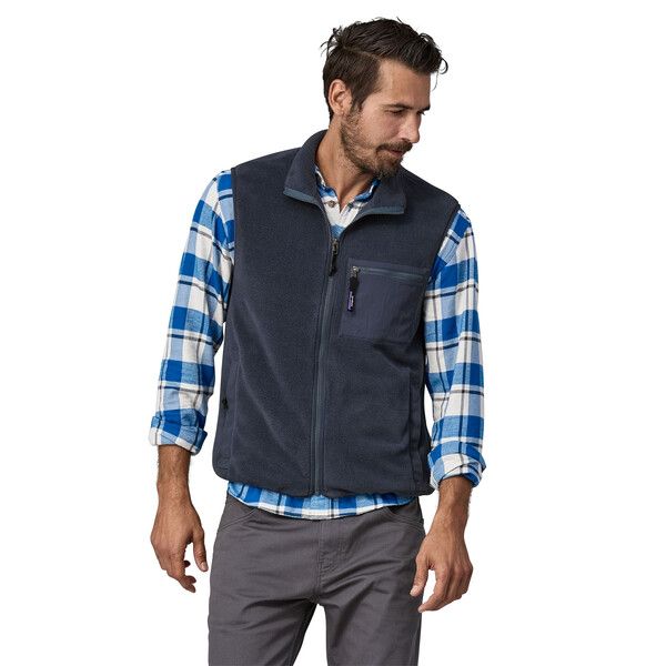 Patagonia | Gilet Synchilla Fleece Uomo Smolder Blue - Fabbrica Ski Sises