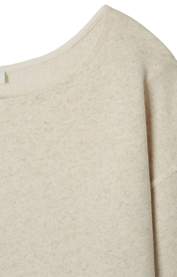 American Vintage | Maglia Itonay Donna Ecru Melange - Fabbrica Ski Sises