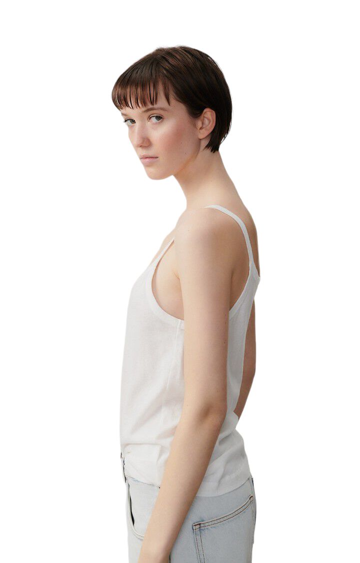 American Vintage | Canotta Gamipy Donna White - Fabbrica Ski Sises