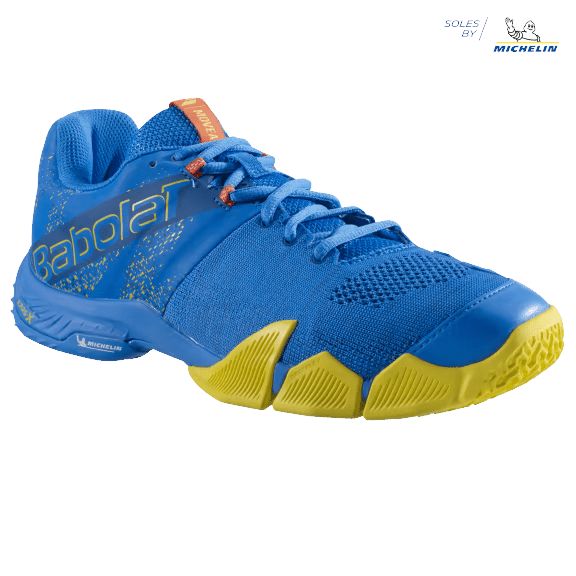 Babolat | Scarpe da Tennis Movea Uomo French Blue/Vibrant Yellow - Fabbrica Ski Sises