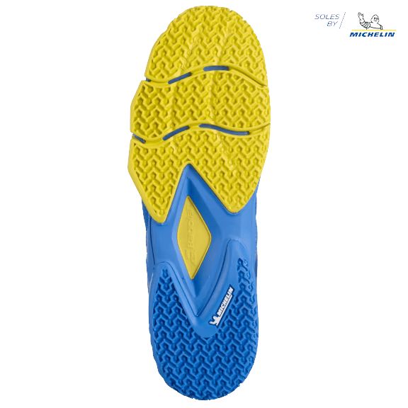 Babolat | Scarpe da Tennis Movea Uomo French Blue/Vibrant Yellow - Fabbrica Ski Sises
