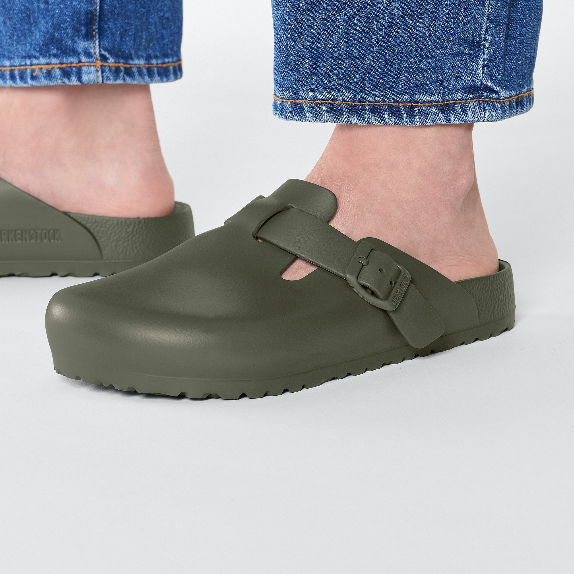 Birkenstock | Sandali Boston EVA Donna Khaki - Fabbrica Ski Sises
