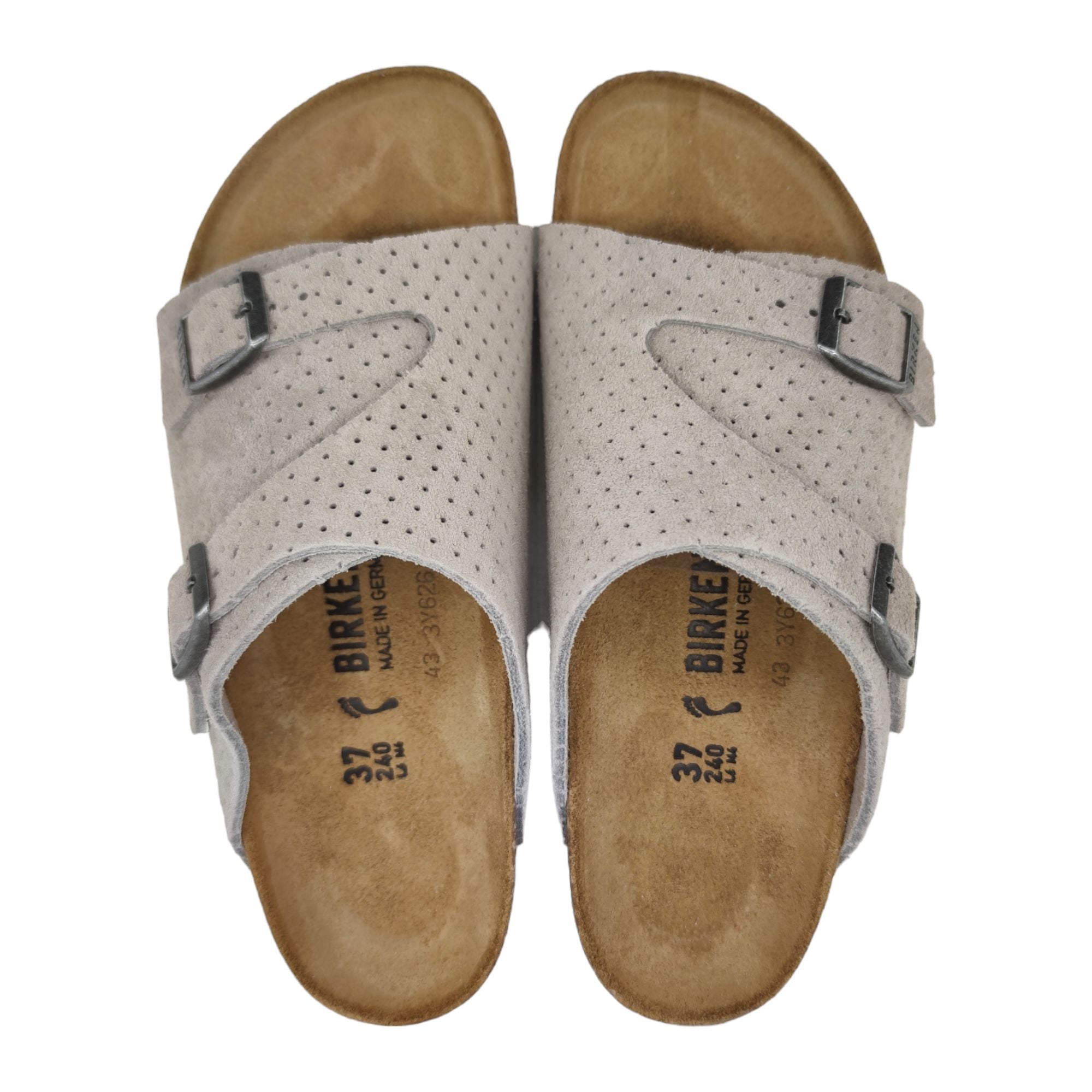 Birkenstock | Sandali Zurich BS Donna Emboss Dots Stone Coin - Fabbrica Ski Sises