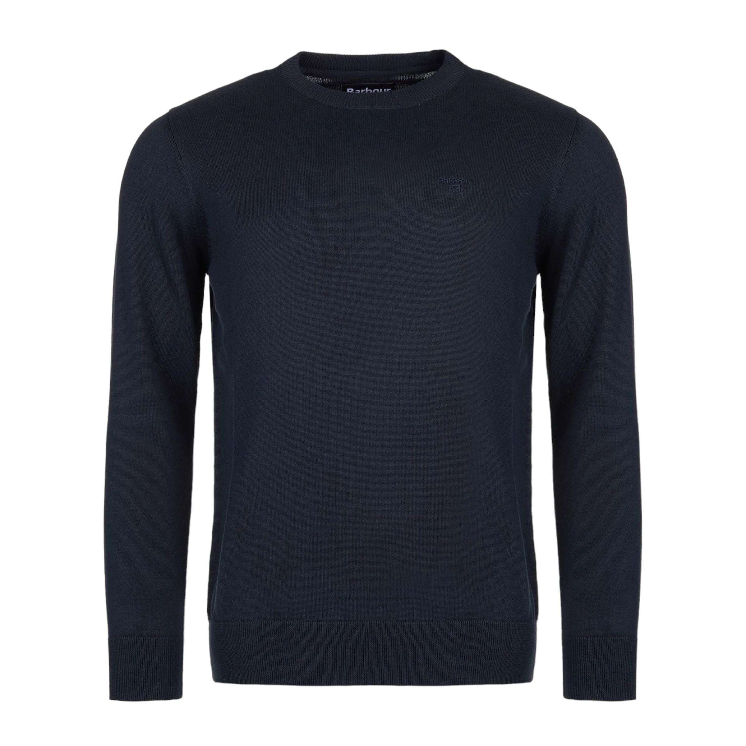 Barbour | Maglia Pima Cotton Crew Neck Uomo Navy - Fabbrica Ski Sises