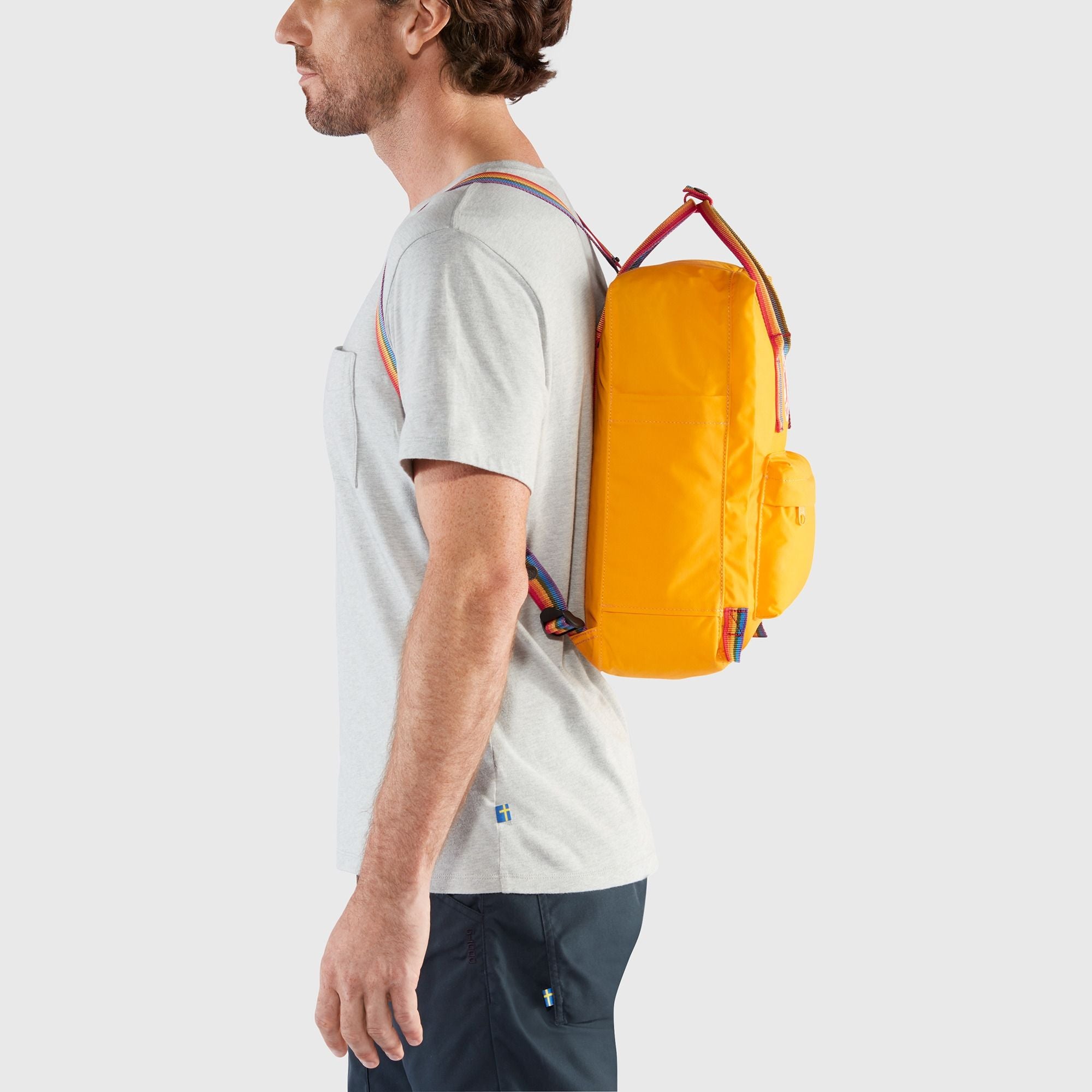 Fjallraven | Zaino Kanken Rainbow Warm Yellow - Fabbrica Ski Sises