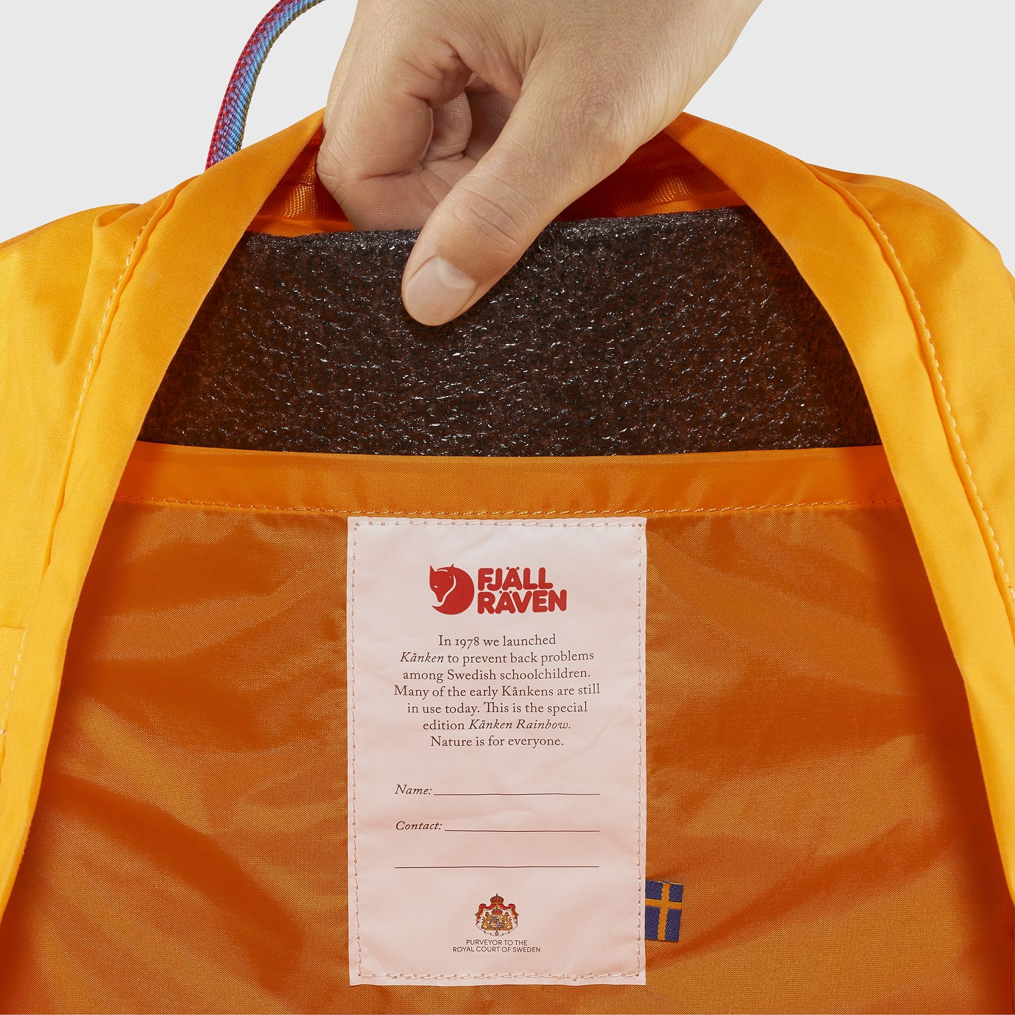 Fjallraven | Zaino Kanken Rainbow Warm Yellow - Fabbrica Ski Sises