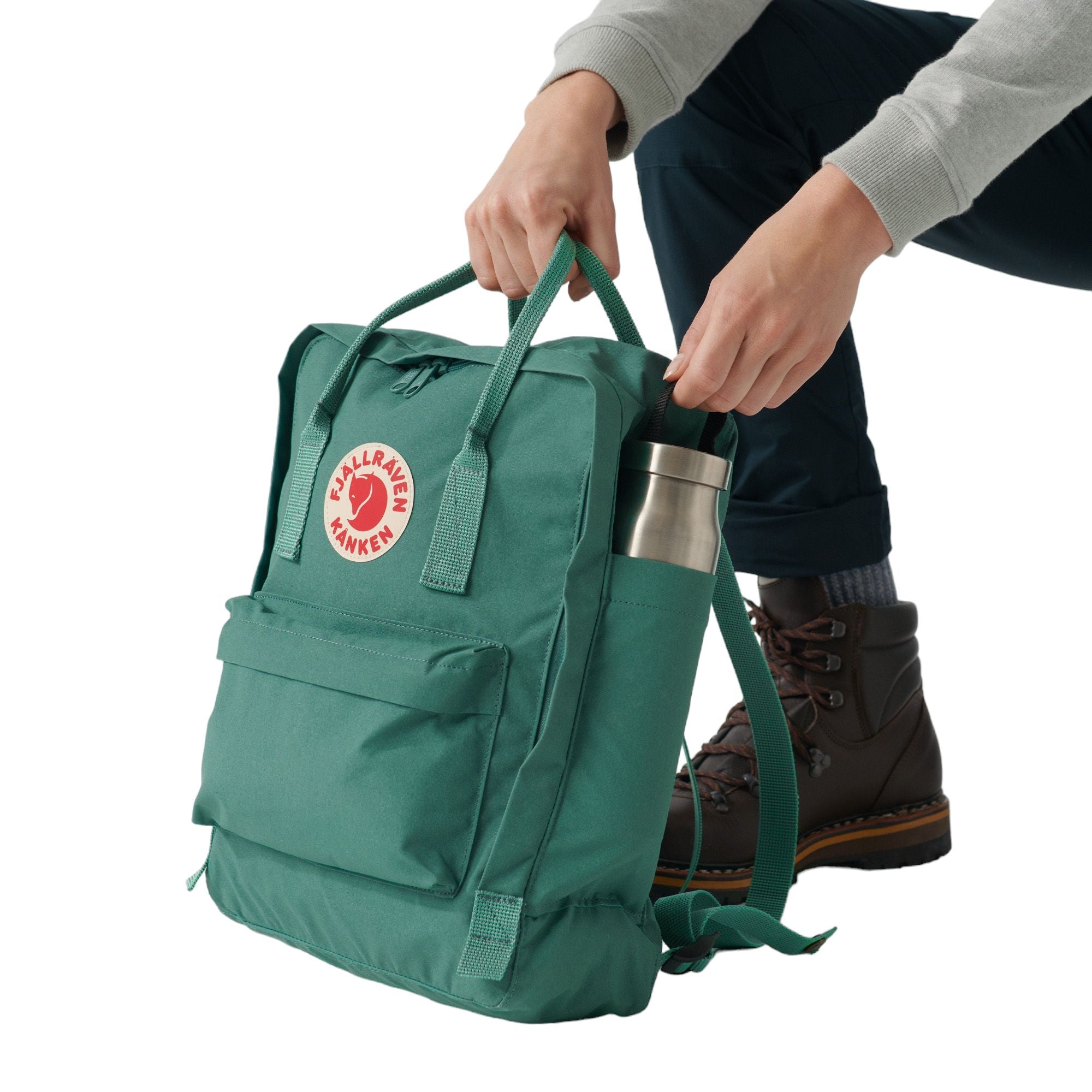 Fjallraven | Zaino Kanken Frost Green - Fabbrica Ski Sises