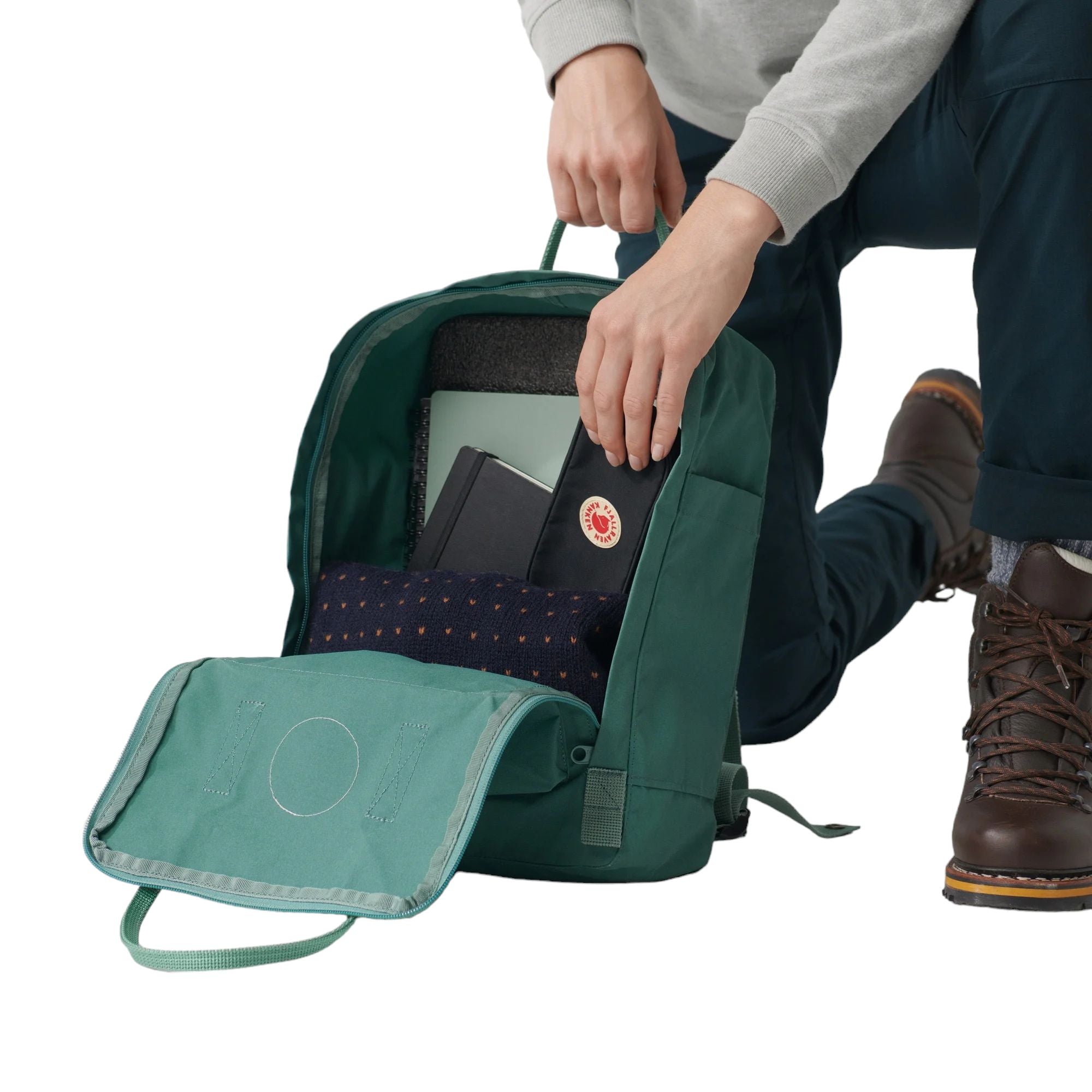 Fjallraven | Zaino Kanken Frost Green - Fabbrica Ski Sises