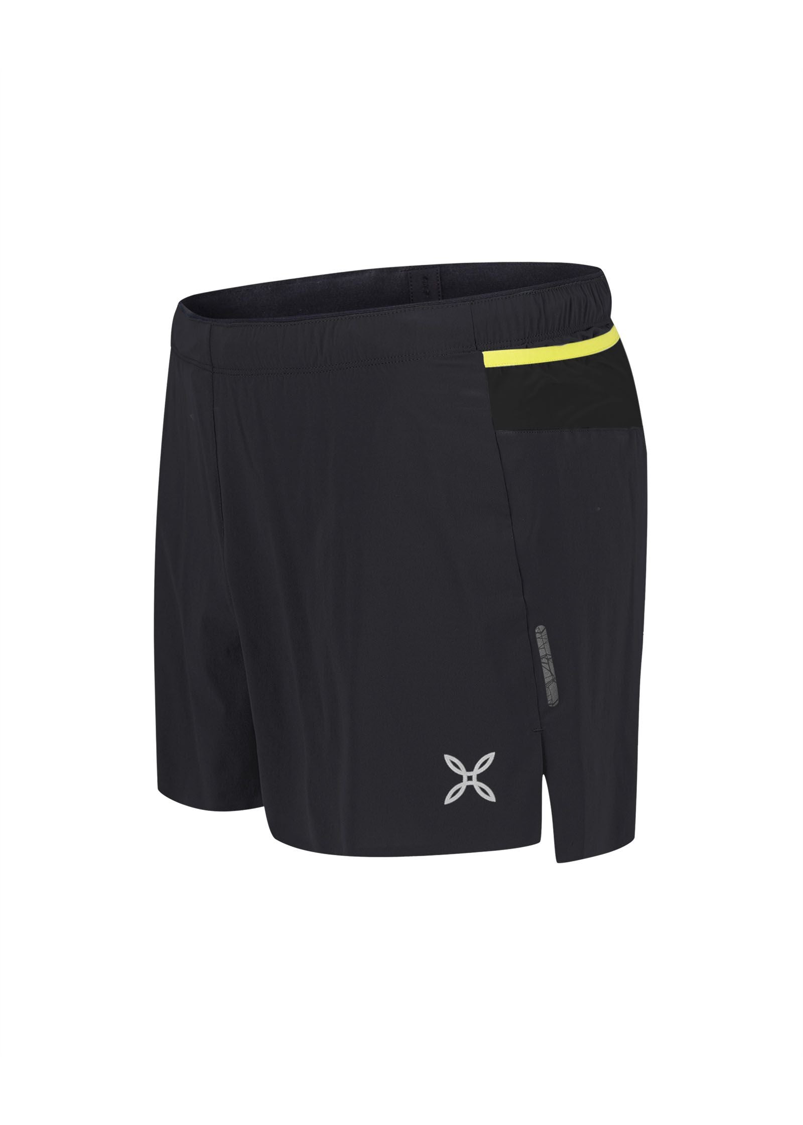 Montura | Pantaloncini Shadow Uomo Nero/Verde Lime - Fabbrica Ski Sises