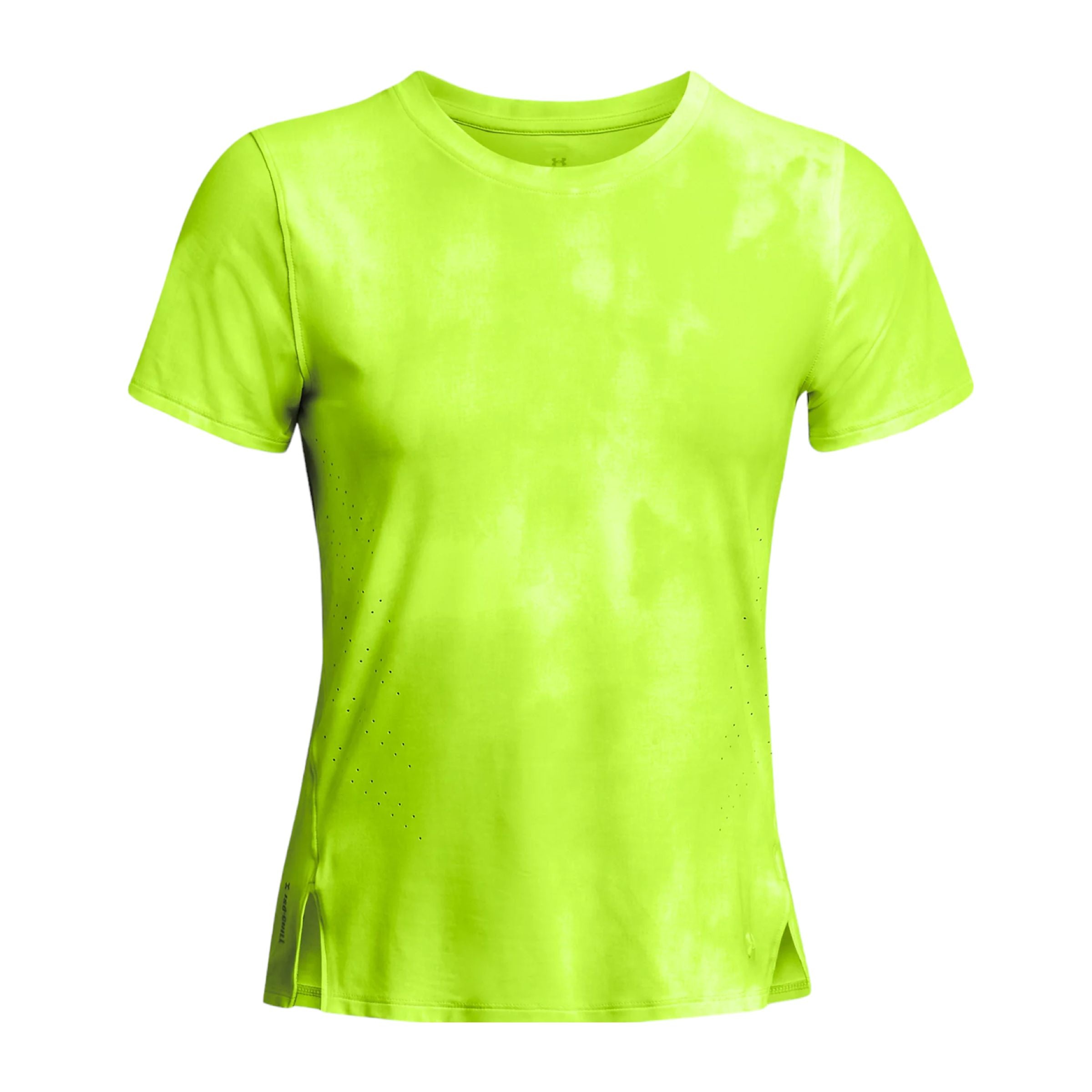 Under Armour | T-shirt Launch Elite Printed Donna High Vis Yellow/Reflective - Fabbrica Ski Sises