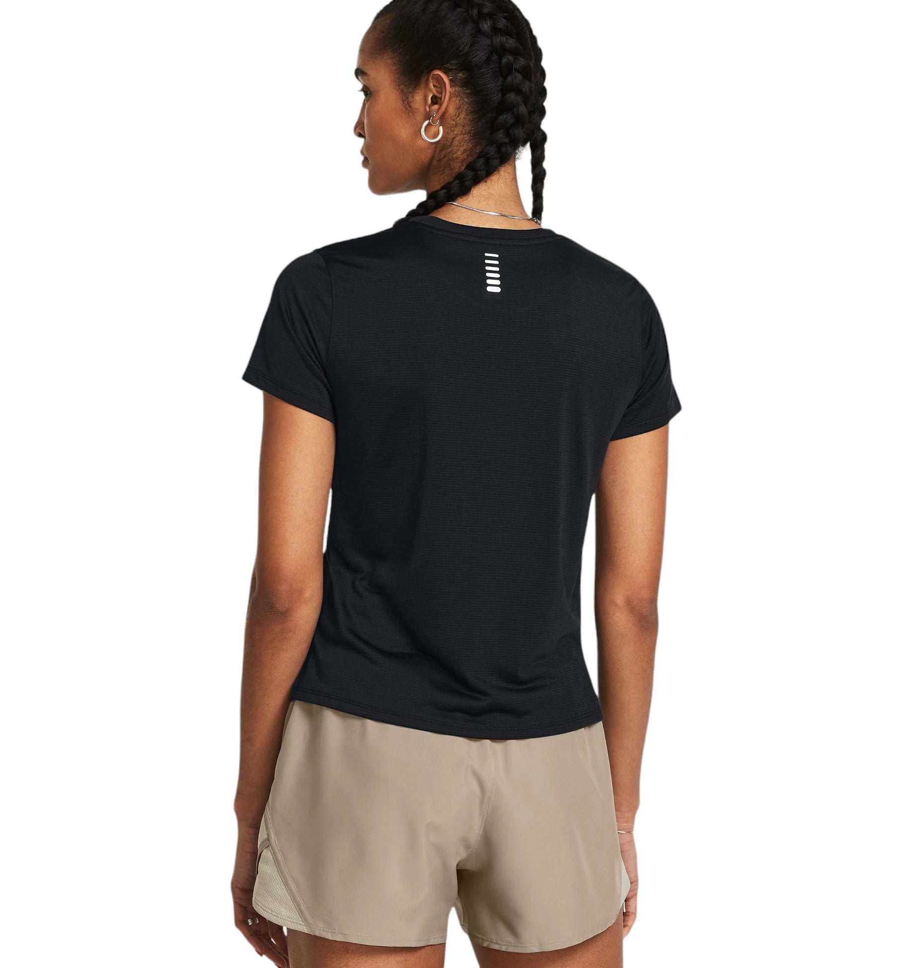 Under Armour | T-shirt Launch Donna Black/Reflective - Fabbrica Ski Sises