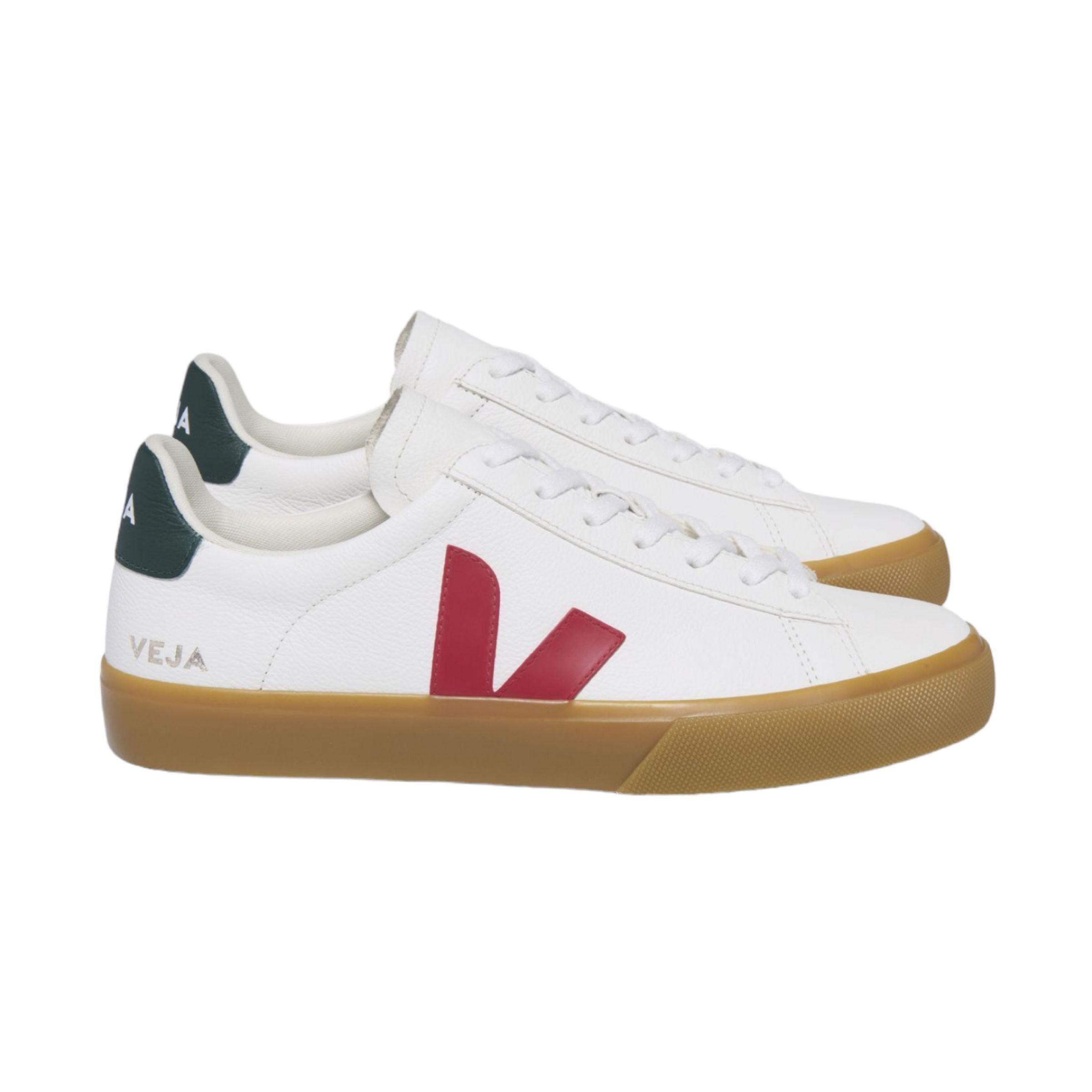 Veja | Scarpe Campo Chromfree Leather Uomo White/Pekin/Poker Natural - Fabbrica Ski Sises