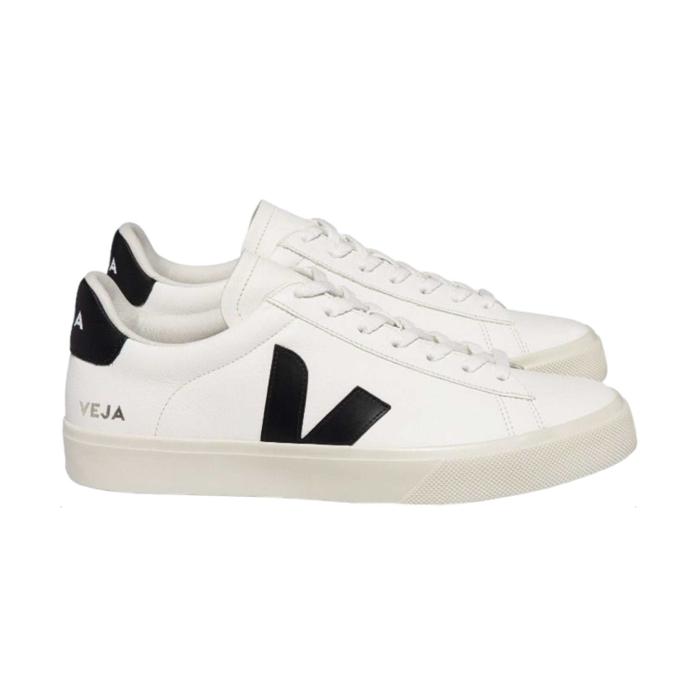 Veja | Scarpe Campo Chromfree Leather Uomo White/Black - Fabbrica Ski Sises