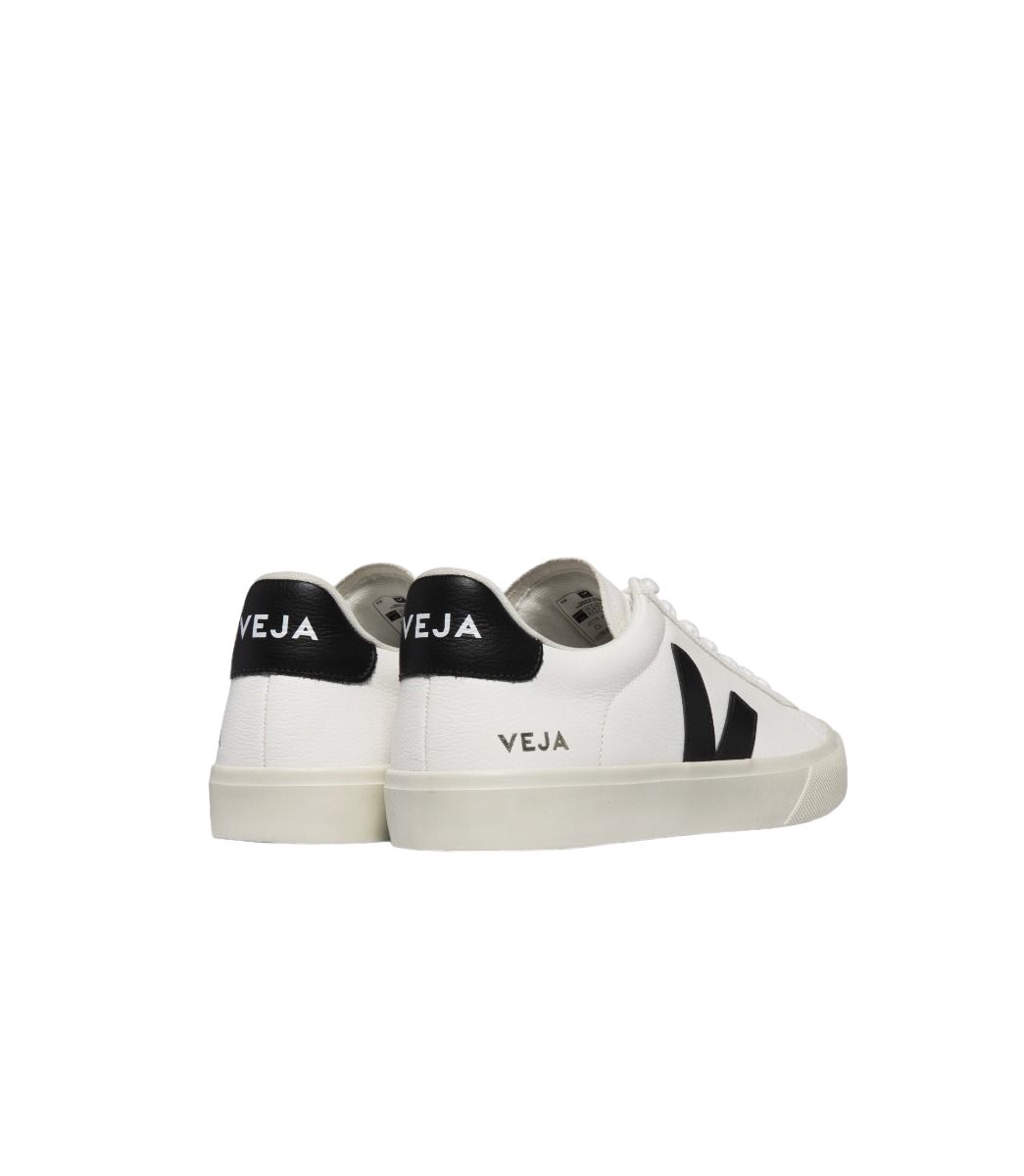 Veja | Scarpe Campo Chromfree Leather Uomo White/Black - Fabbrica Ski Sises