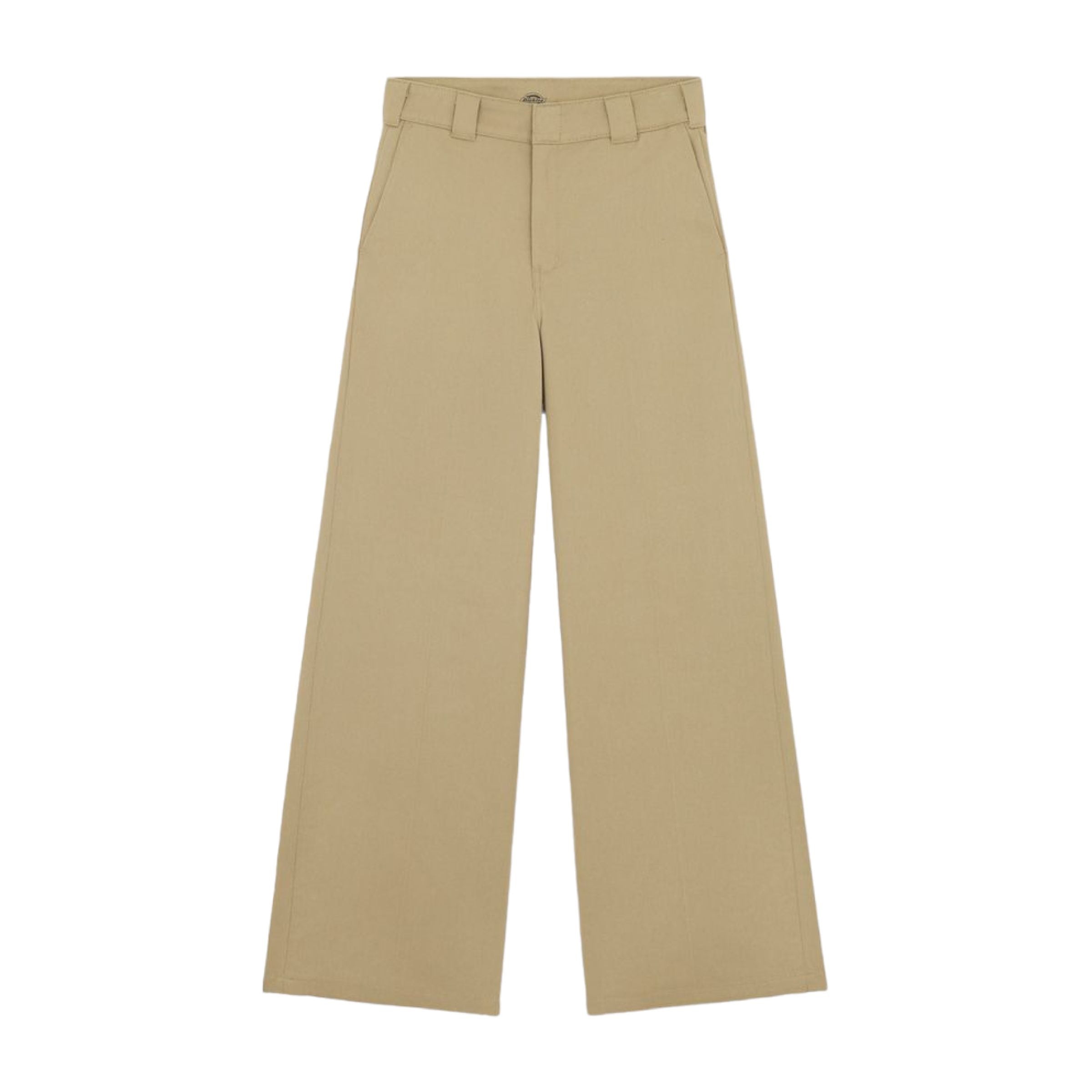 Dickies | Pantaloni Wide Leg Work Donna Khaki - Fabbrica Ski Sises