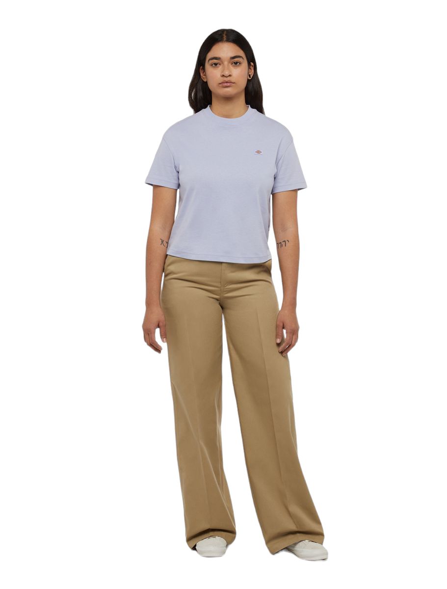 Dickies | Pantaloni Wide Leg Work Donna Khaki - Fabbrica Ski Sises