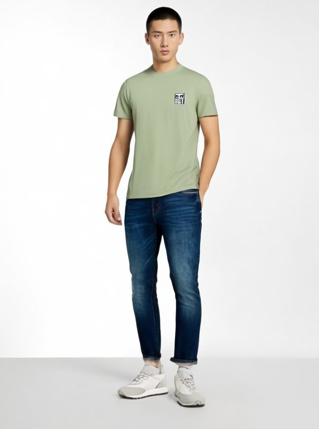 Obey | T-shirt Eyes Icon II Uomo Cucumber - Fabbrica Ski Sises