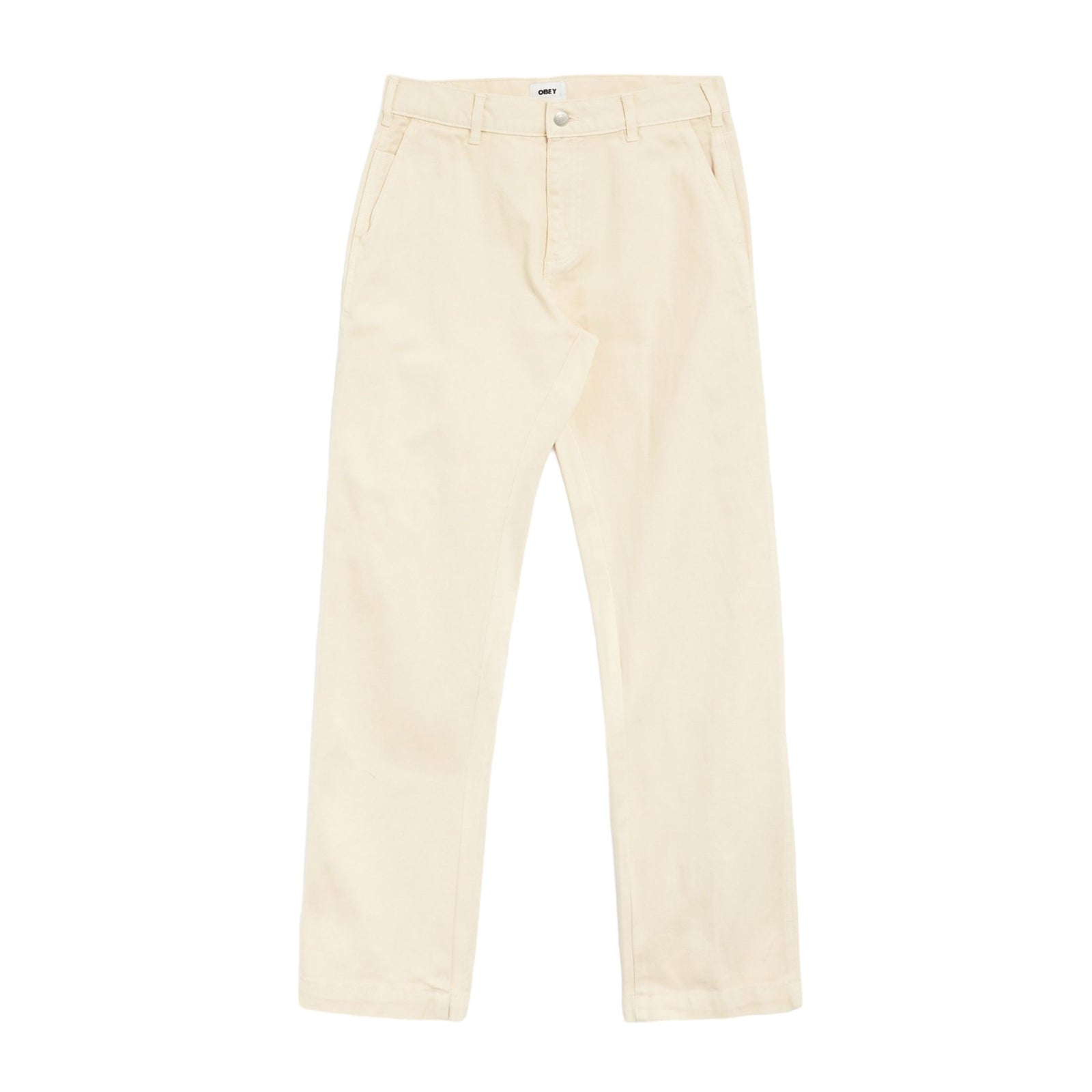 Obey | Pantaloni Hardwork Carpenter Uomo Unbleached - Fabbrica Ski Sises