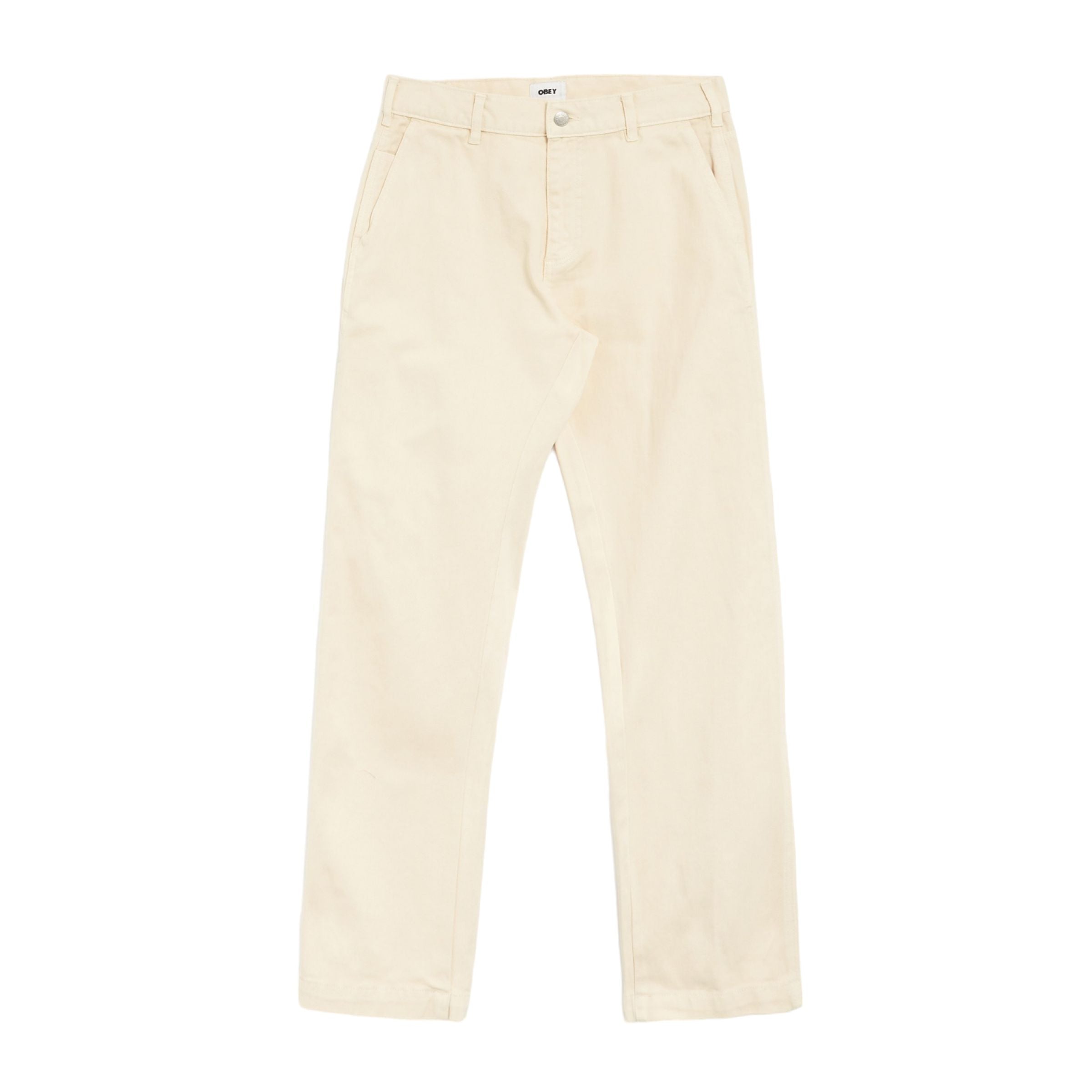 Obey | Pantaloni Hardwork Carpenter Uomo Unbleached - Fabbrica Ski Sises