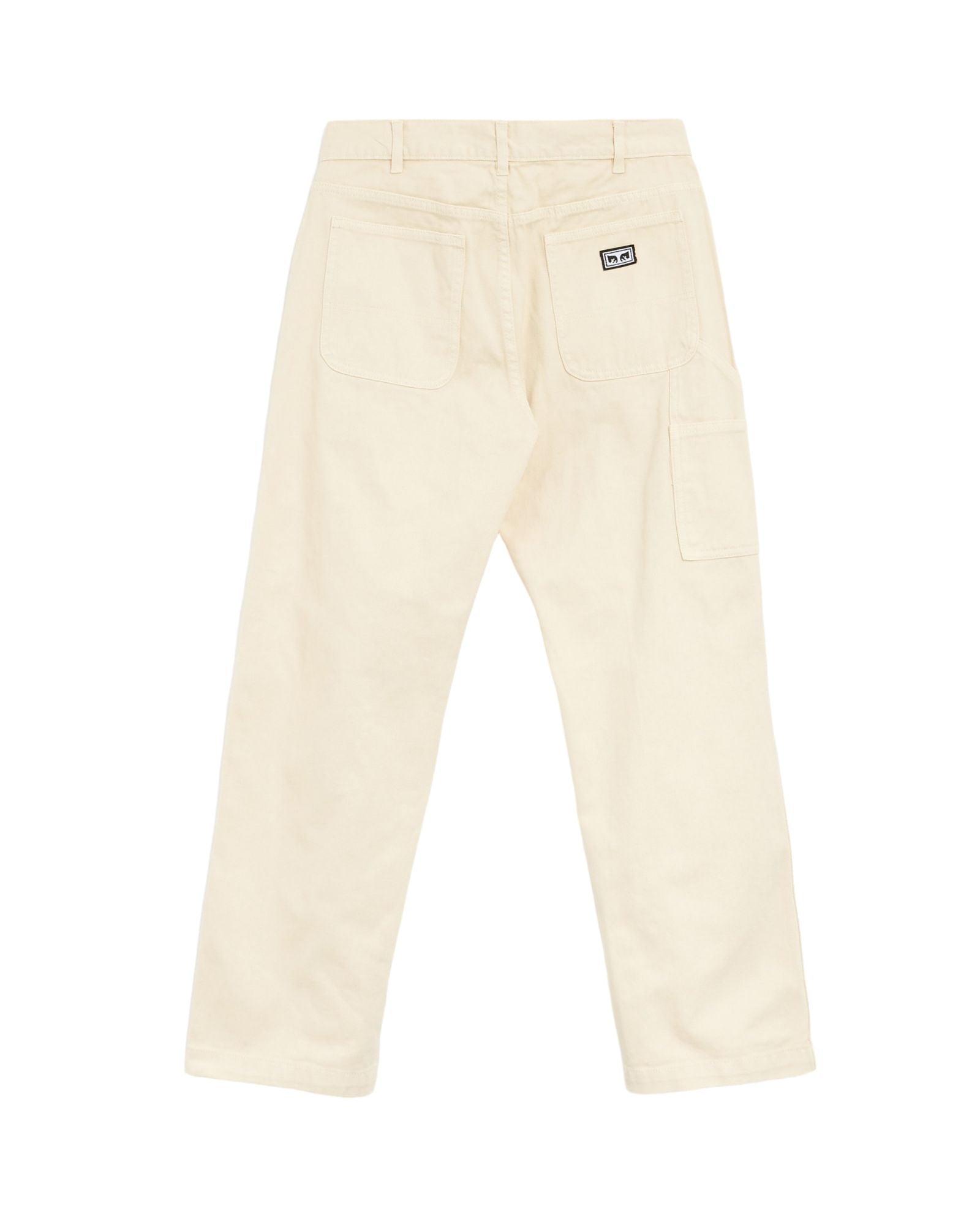 Obey | Pantaloni Hardwork Carpenter Uomo Unbleached - Fabbrica Ski Sises