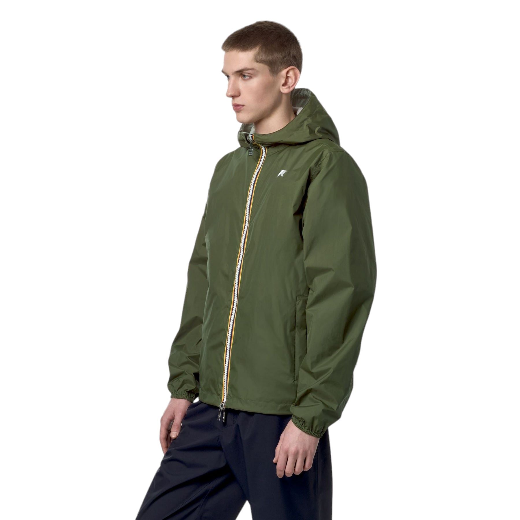 Kway | Giacca Jake Eco Plus Reversible Uomo Green/Beige - Fabbrica Ski Sises