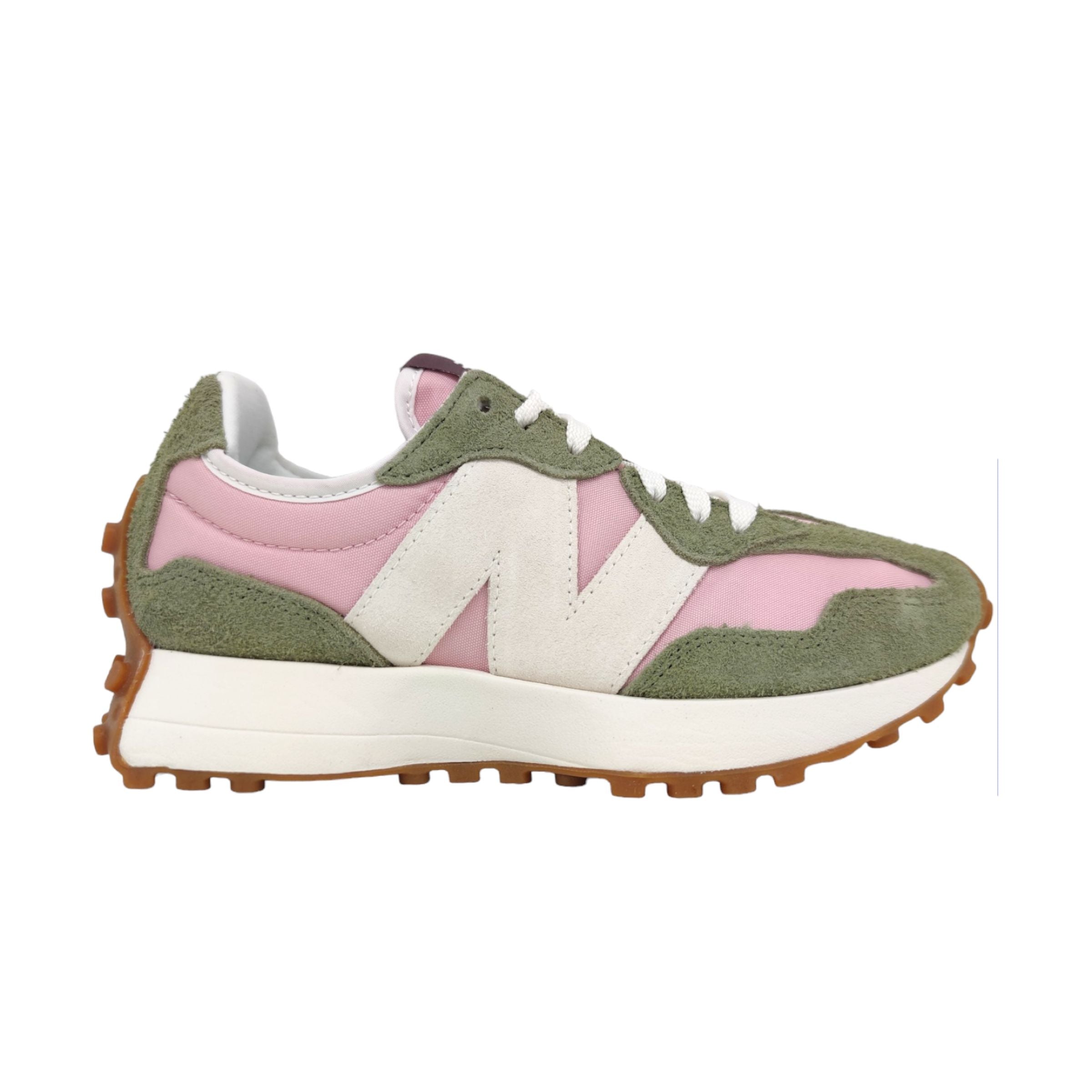 New Balance | Scarpe 327 Donna Dark Olivine/Pink Sugar - Fabbrica Ski Sises