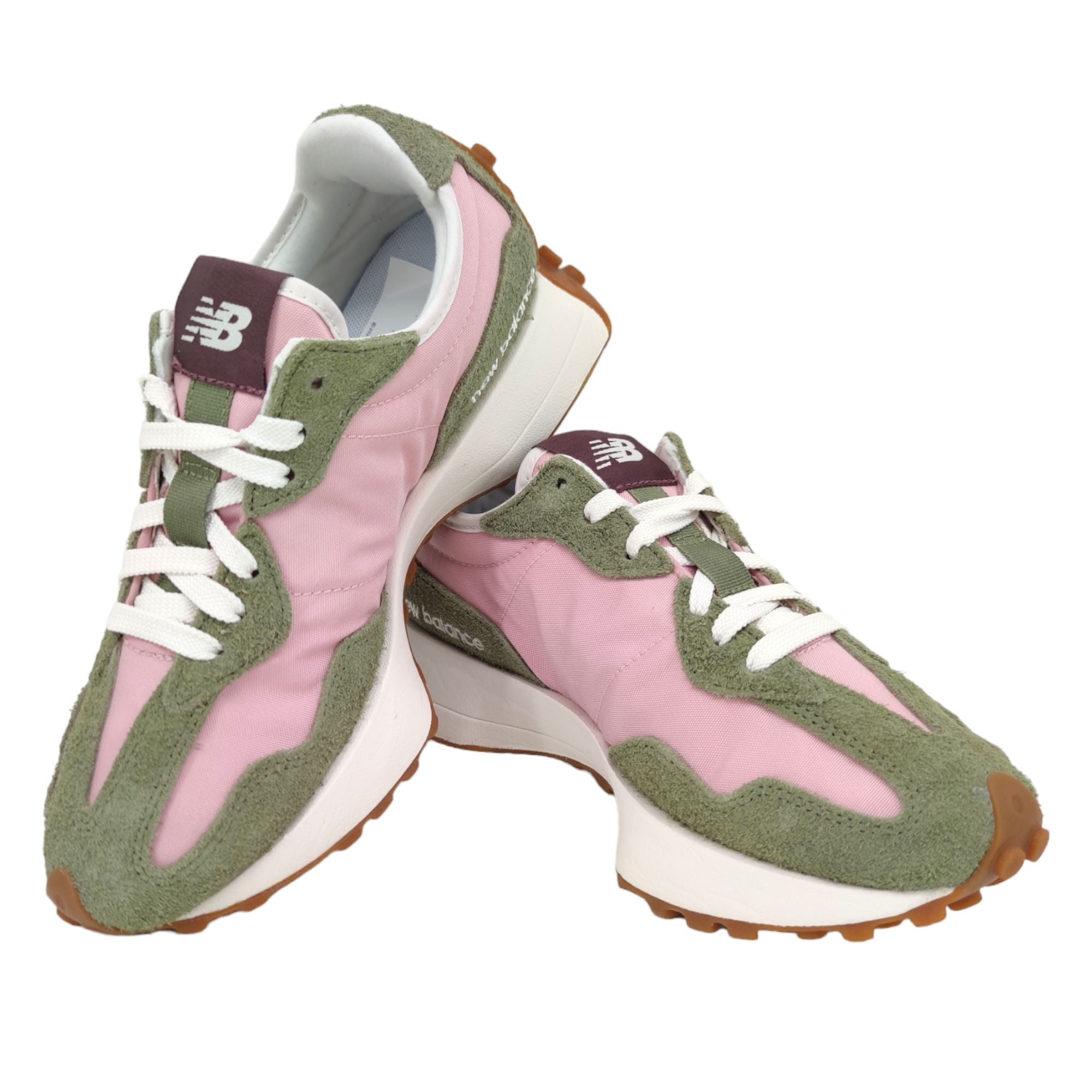New Balance | Scarpe 327 Donna Dark Olivine/Pink Sugar - Fabbrica Ski Sises