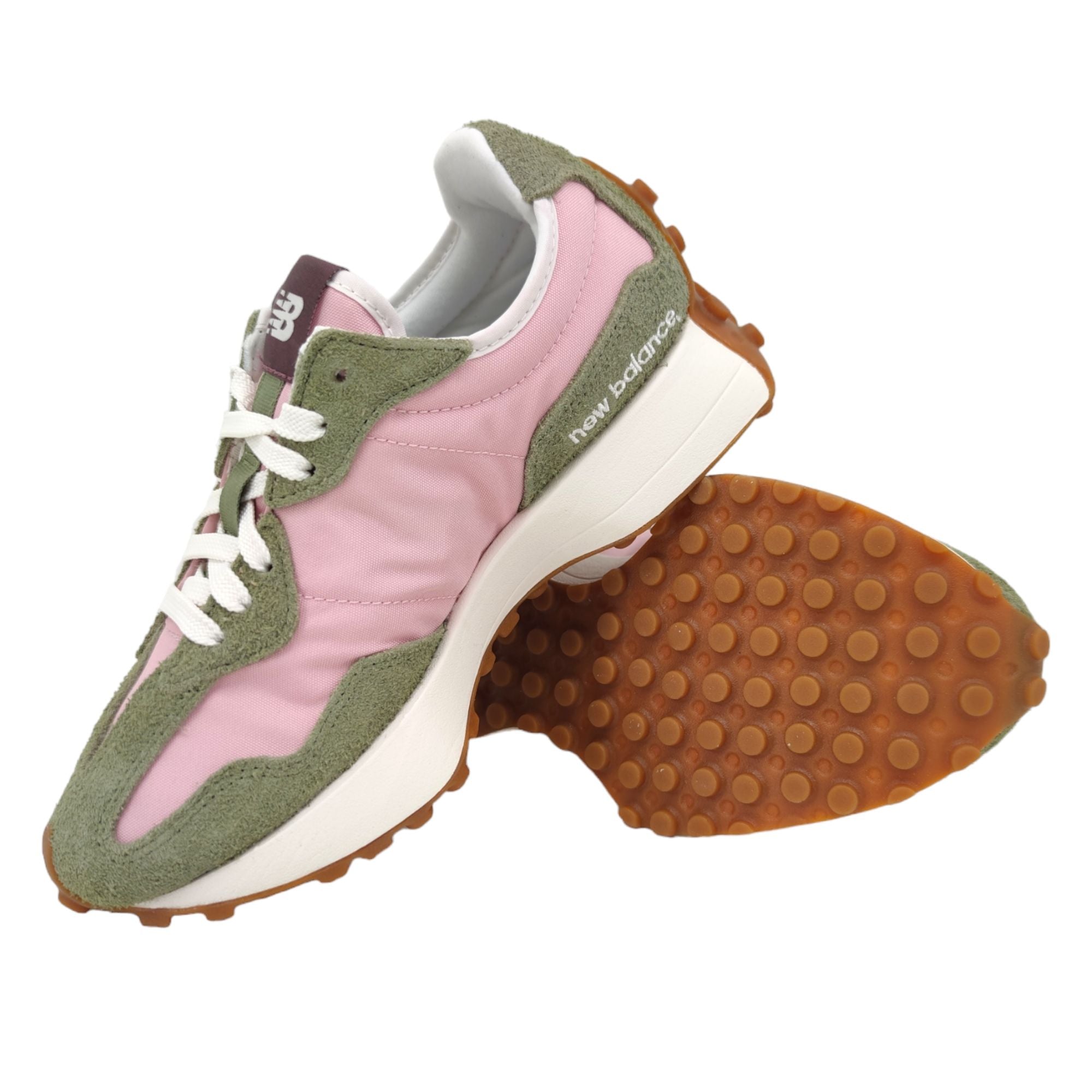 New Balance | Scarpe 327 Donna Dark Olivine/Pink Sugar - Fabbrica Ski Sises