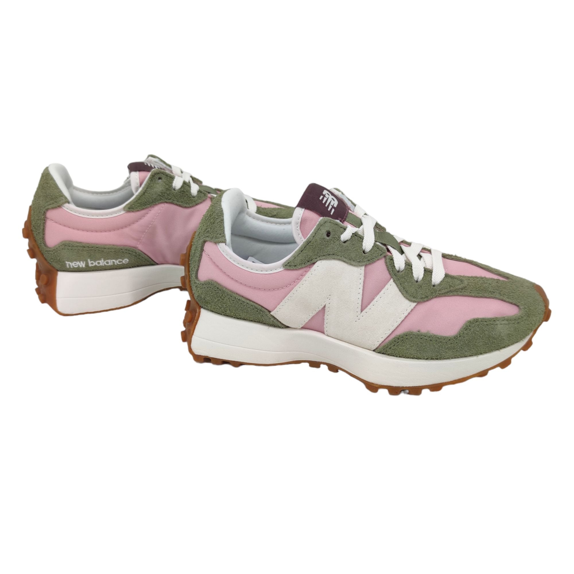 New Balance | Scarpe 327 Donna Dark Olivine/Pink Sugar - Fabbrica Ski Sises