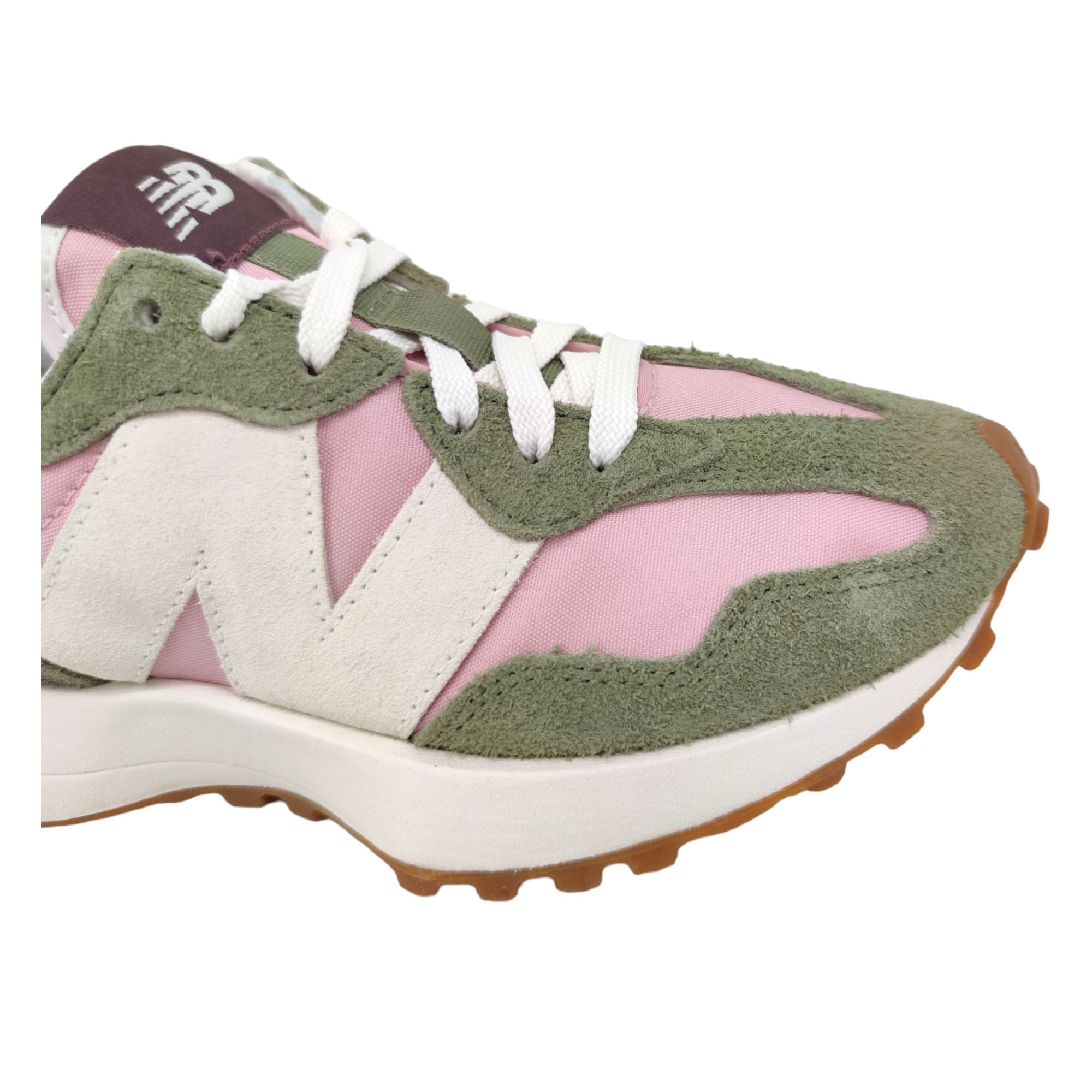 New Balance | Scarpe 327 Donna Dark Olivine/Pink Sugar - Fabbrica Ski Sises