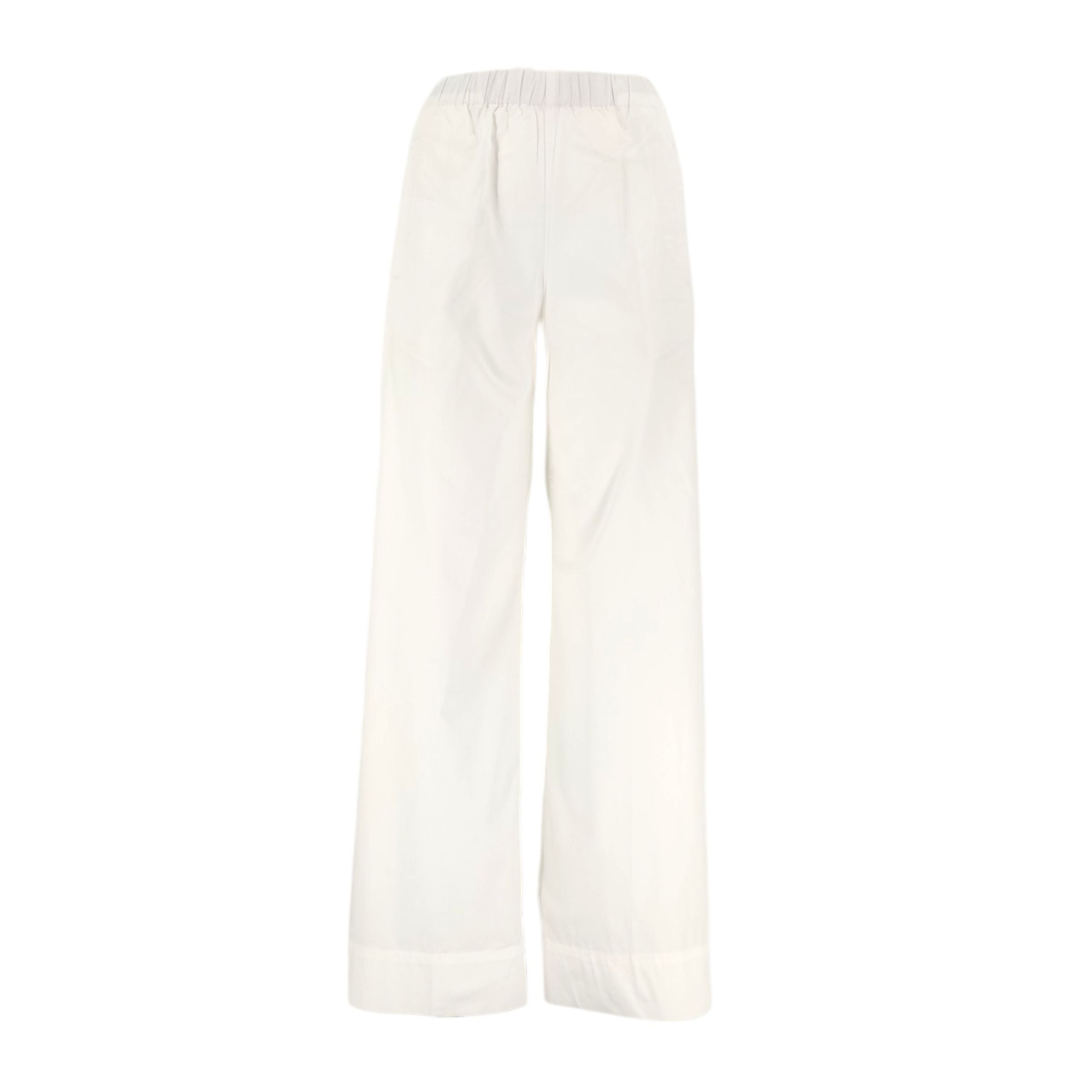 True Nyc | Pantaloni Pensil Supima Donna Ivory - Fabbrica Ski Sises