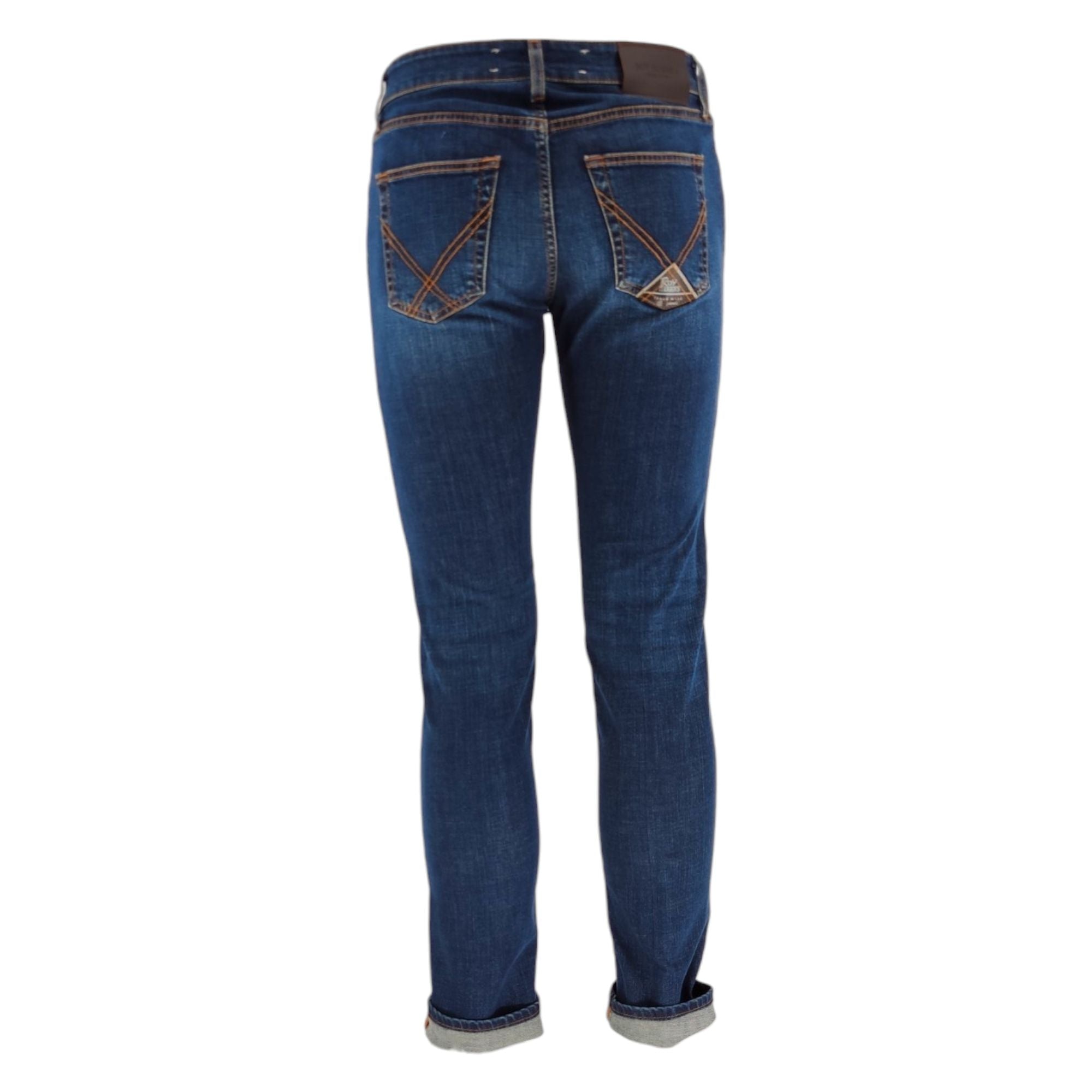 Roy Rogers | Pantaloni 517 Uomo Dark Denim - Fabbrica Ski Sises