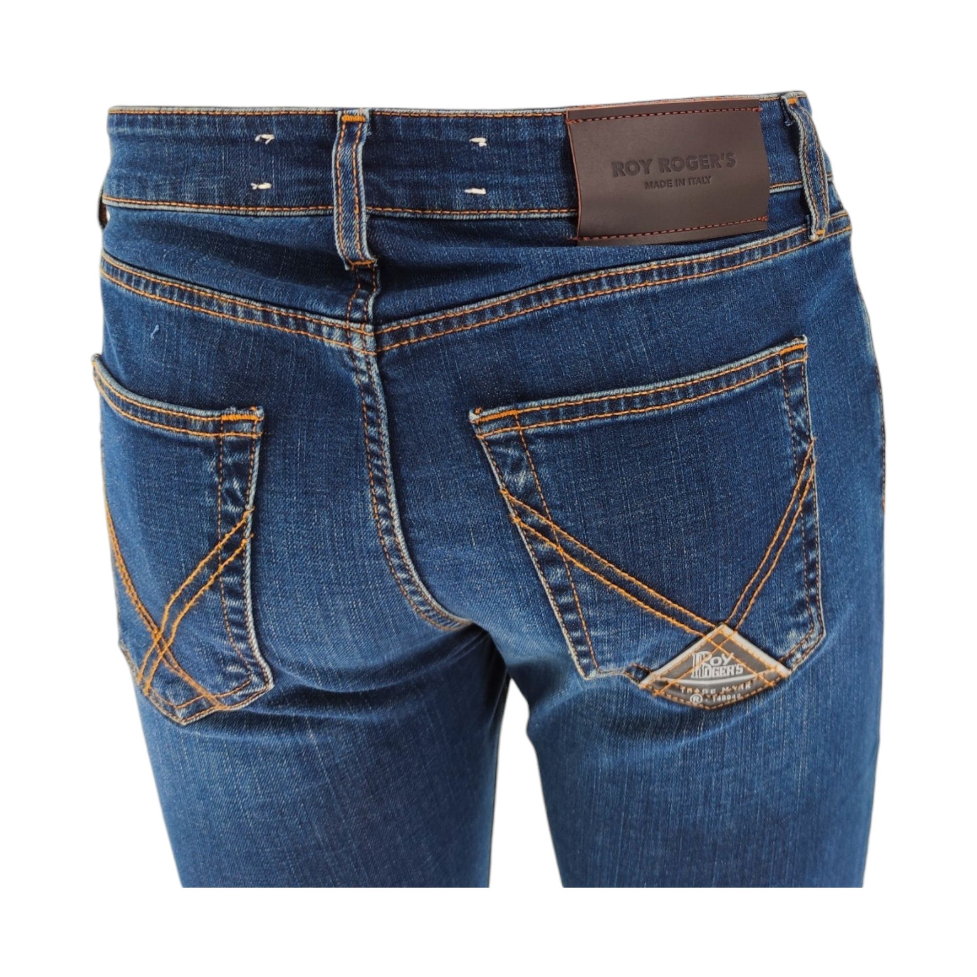 Roy Rogers | Pantaloni 517 Uomo Dark Denim - Fabbrica Ski Sises