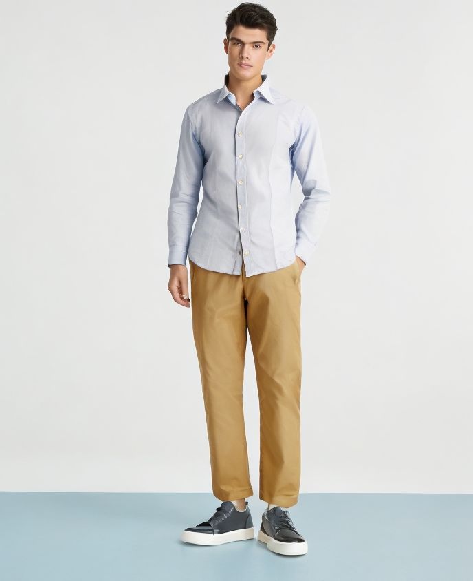 White Sand | Pantaloni Greg Cotton Uomo Nocciola - Fabbrica Ski Sises