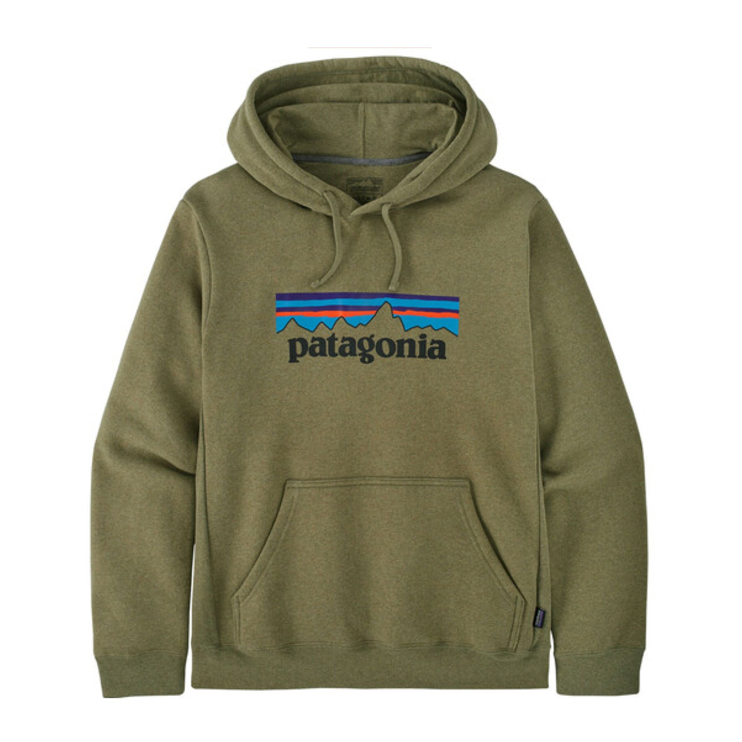 Patagonia | Maglia P-6 Logo Uprisal Hoody Buckhorn Green - Fabbrica Ski Sises