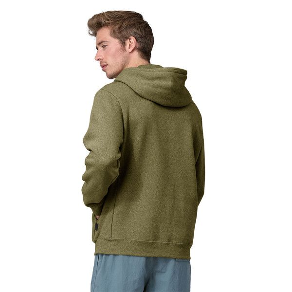Patagonia | Maglia P-6 Logo Uprisal Hoody Buckhorn Green - Fabbrica Ski Sises