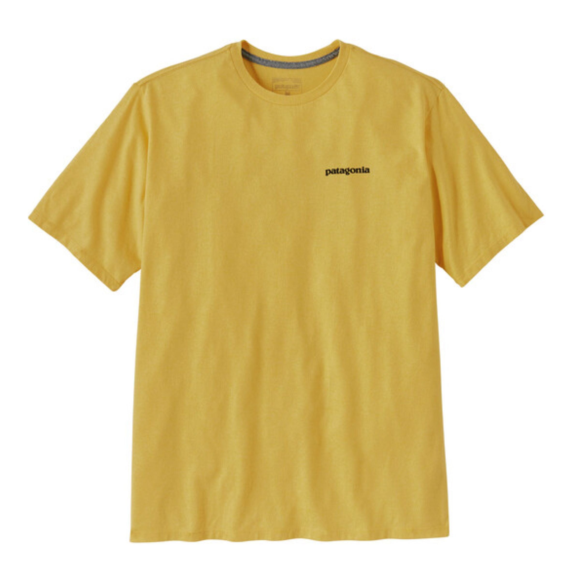 Patagonia | T-shirt P-6 Logo Responsibili Uomo Milled Yellow - Fabbrica Ski Sises