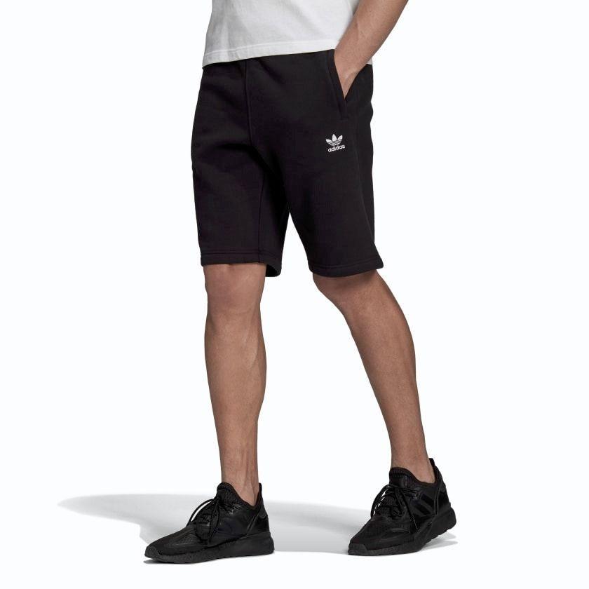 Adidas | Pantaloncini Adicolor Essentials Trefoil Uomo Neri - Fabbrica Ski Sises