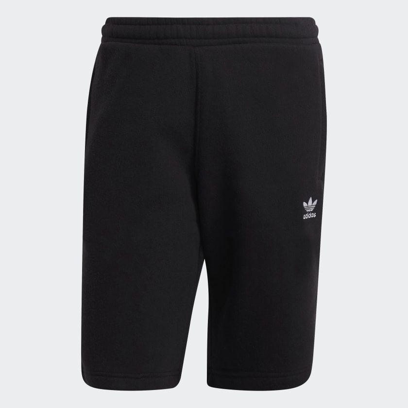 Adidas | Pantaloncini Adicolor Essentials Trefoil Uomo Neri - Fabbrica Ski Sises