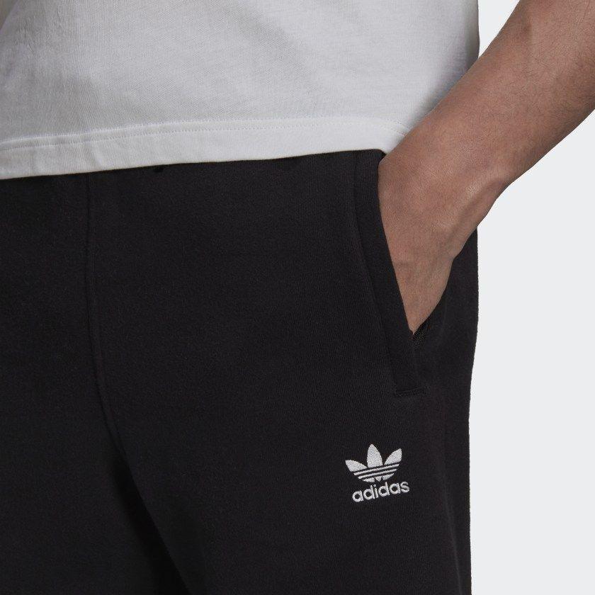Adidas | Pantaloncini Adicolor Essentials Trefoil Uomo Neri - Fabbrica Ski Sises