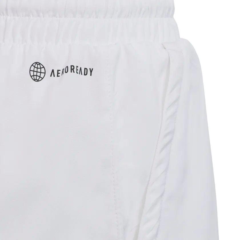 Adidas | Pantaloncini Club 3 Stripes Bambino White - Fabbrica Ski Sises